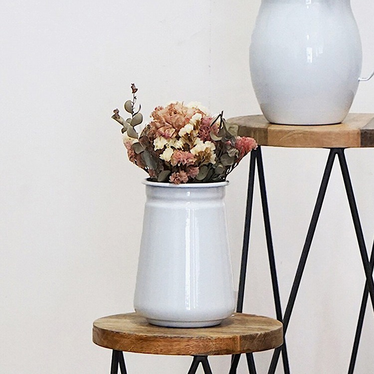 キッチンツールスタンド ホーロー 高さ15.5cm ユーテンシル