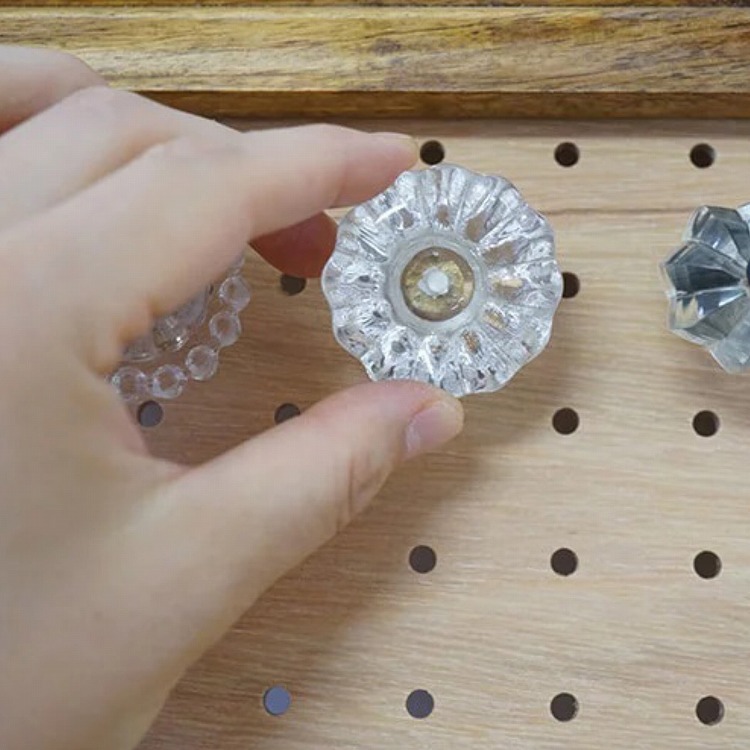 雑貨 ガラス ノブ 取っ手 つまみ 持ち手 引き出し 丸 まる