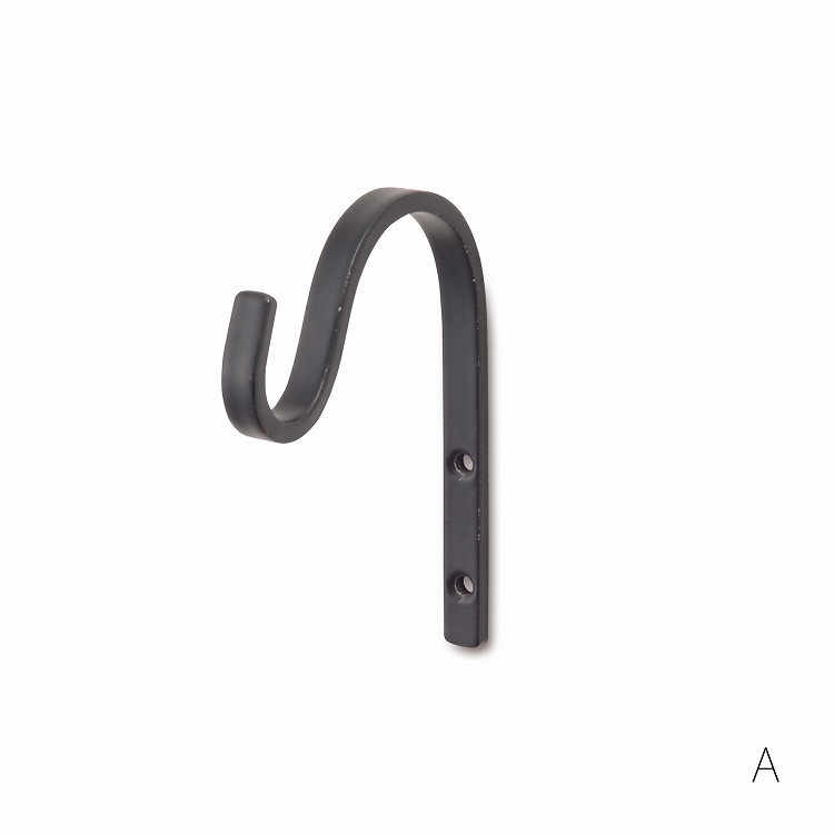 フック 金具 壁掛け アイアン シングル 耐荷重量1.5kg 壁 アンティーク