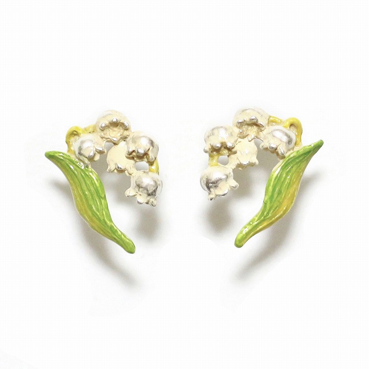 ピアス レディース アクセサリー パルナートポック レトロ すずらん