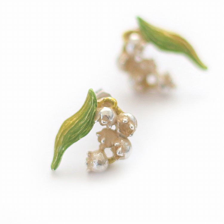 ピアス レディース アクセサリー パルナートポック レトロ すずらん