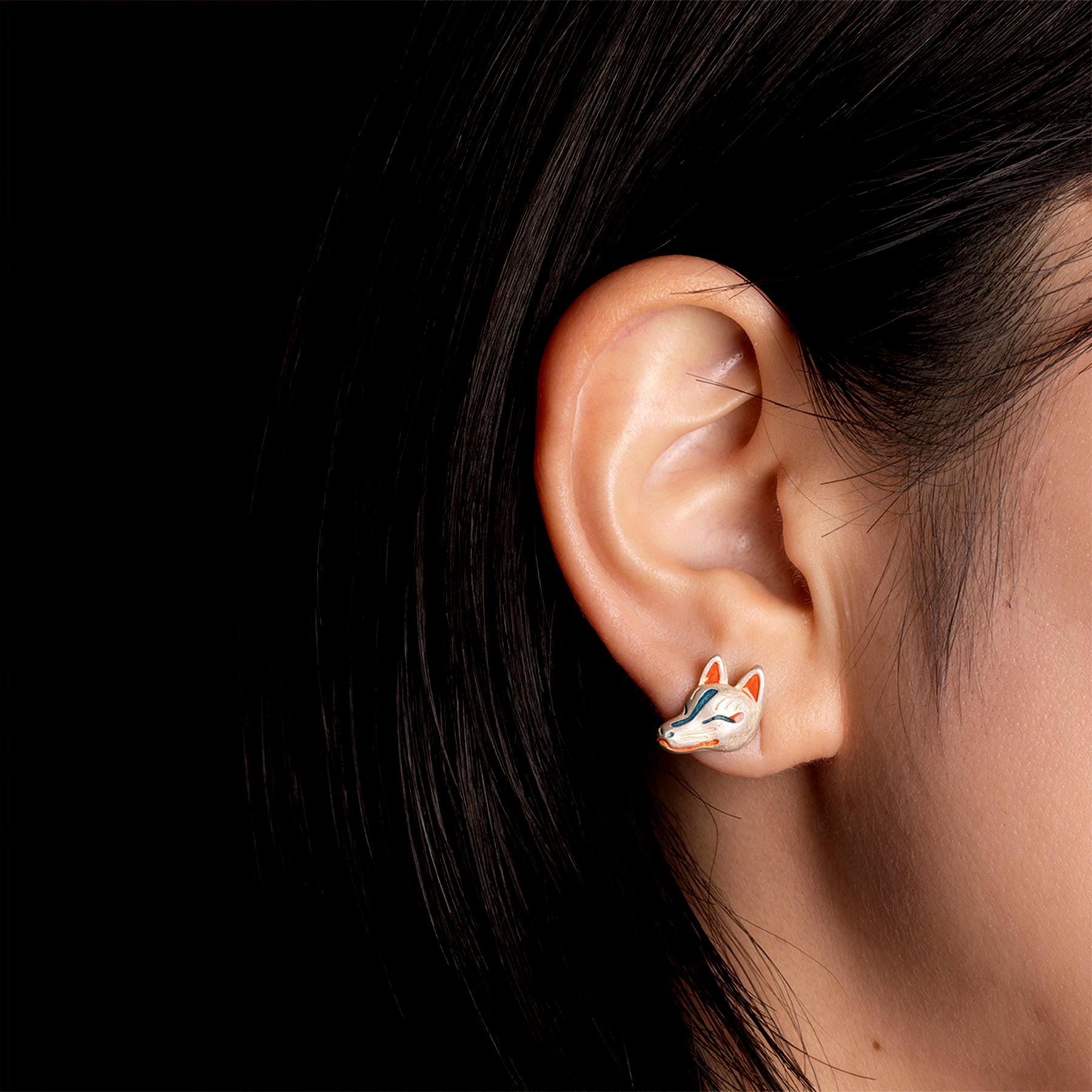 Palnart Poc（パルナートポック） ピアス レディース 狐面 日本製