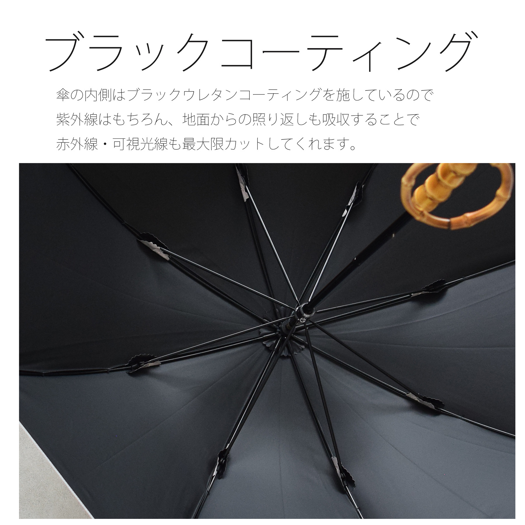さいお値下げ　新品CABANA 2022 AWオールインワン utatane 日傘 完全遮光 長傘 小さめ utatane×Kuovi クオヴィ