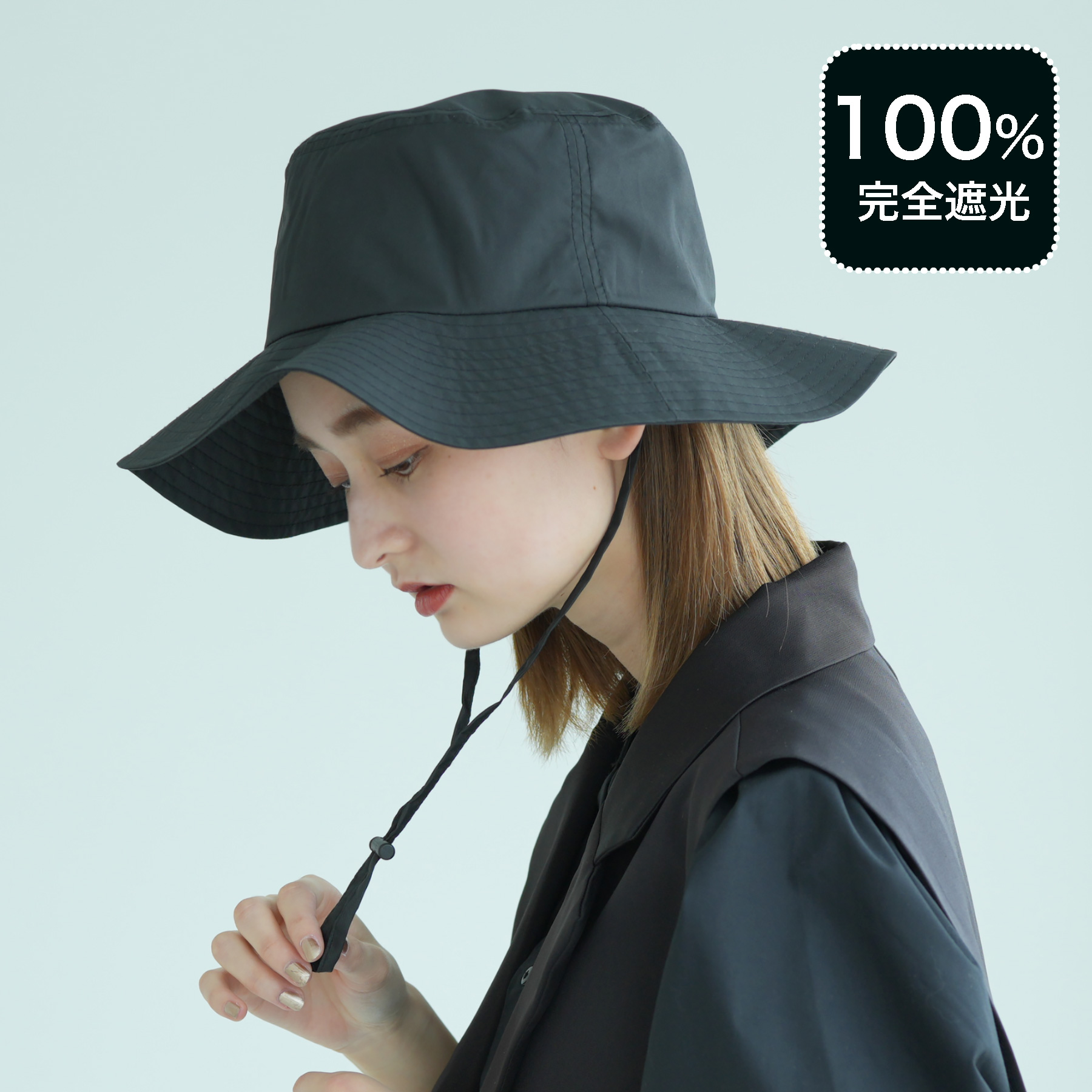 utatane 帽子 紫外線カット レディース UVハット 完全遮光 100