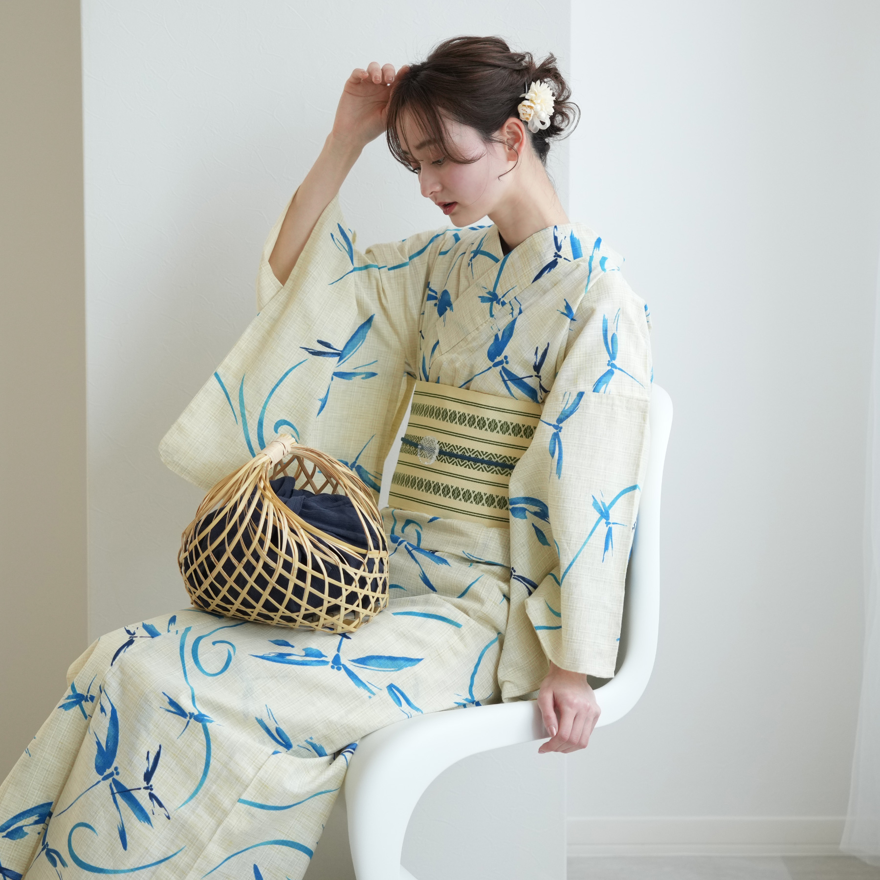 utatane 浴衣.帯.下駄.肌着4点セット utatane 浴衣.帯.下駄.肌着4点セット 着物・浴衣