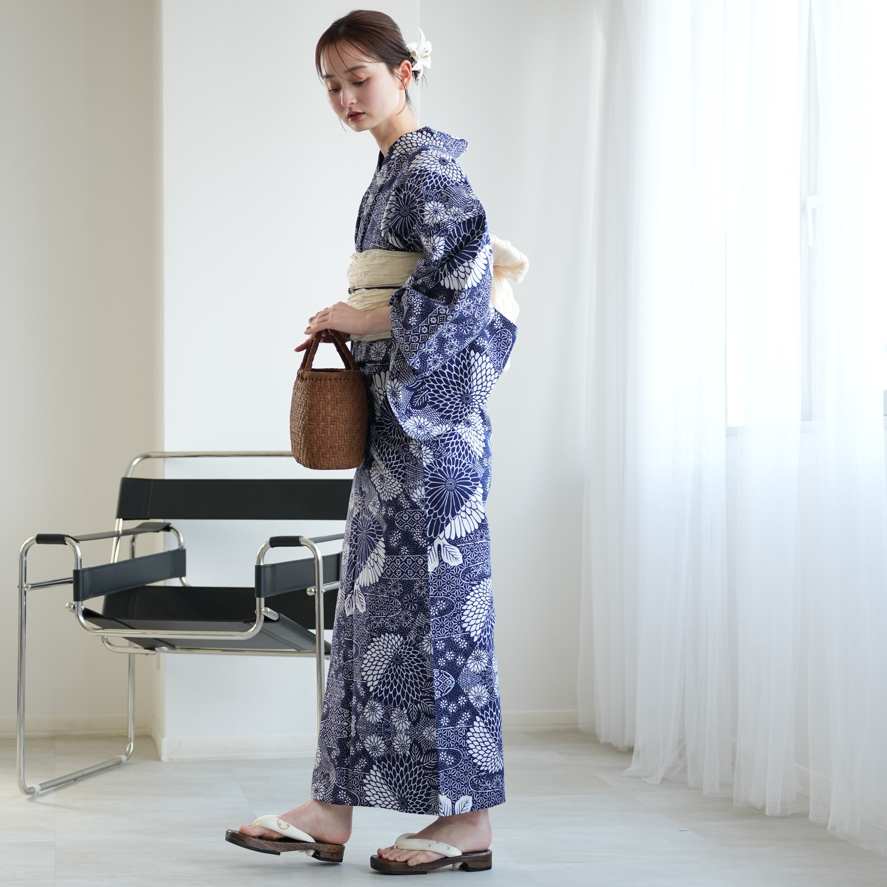utatane 浴衣 レディース セット utatane×注染工房 フリーサイズ 浴衣3