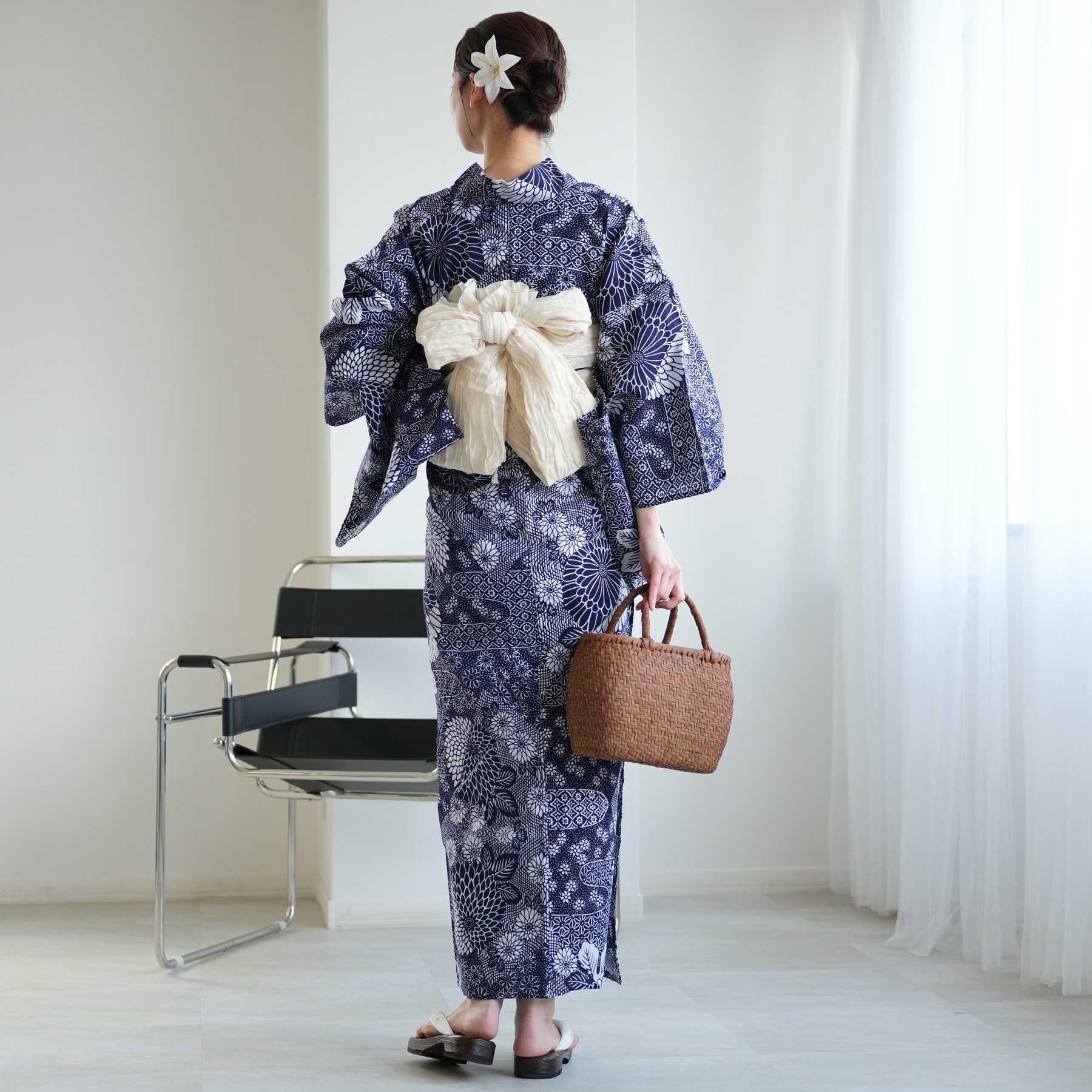 utatane 浴衣 レディース セット utatane×注染工房 フリーサイズ 浴衣3