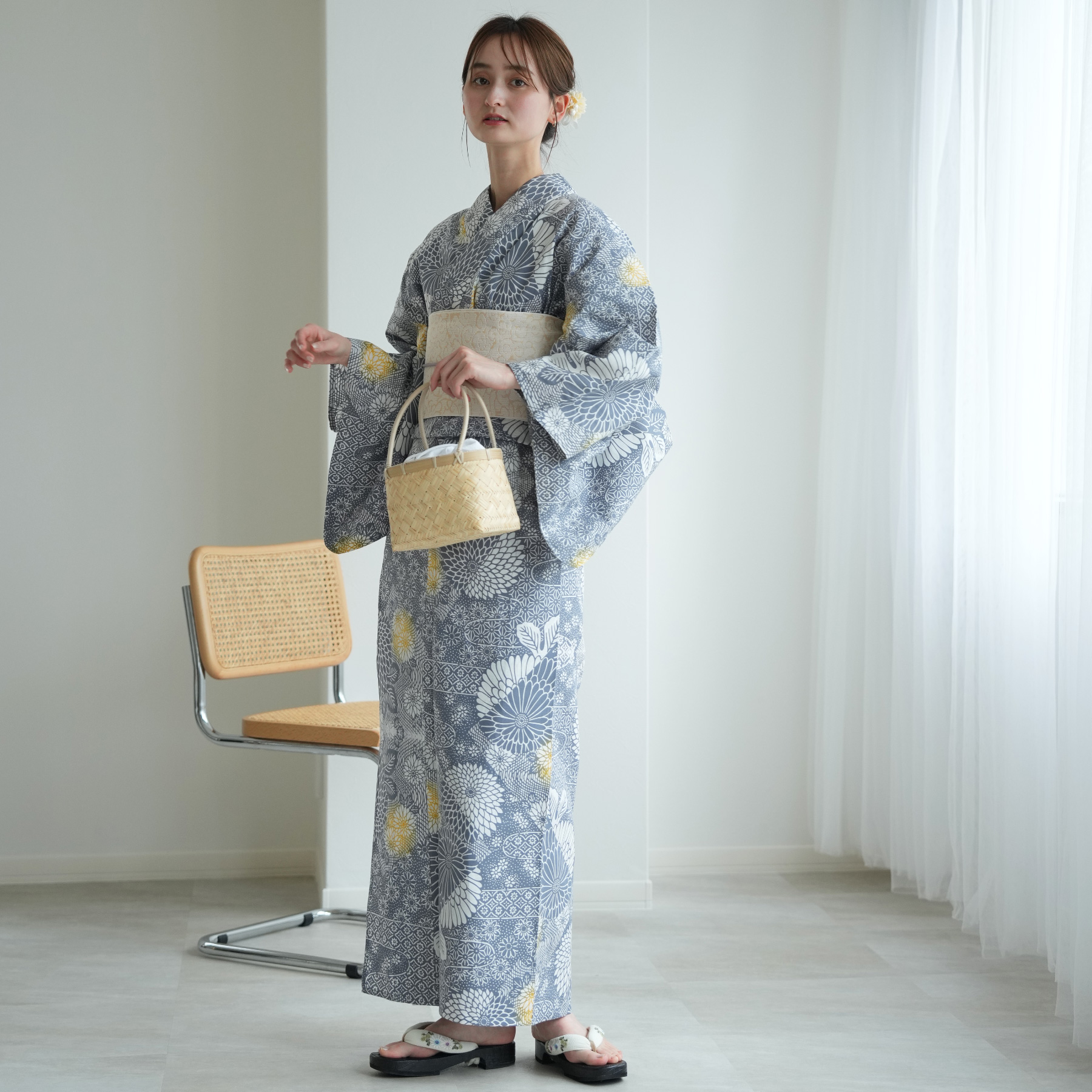 utatane 浴衣 レディース セット utatane×注染工房 浴衣3点セット