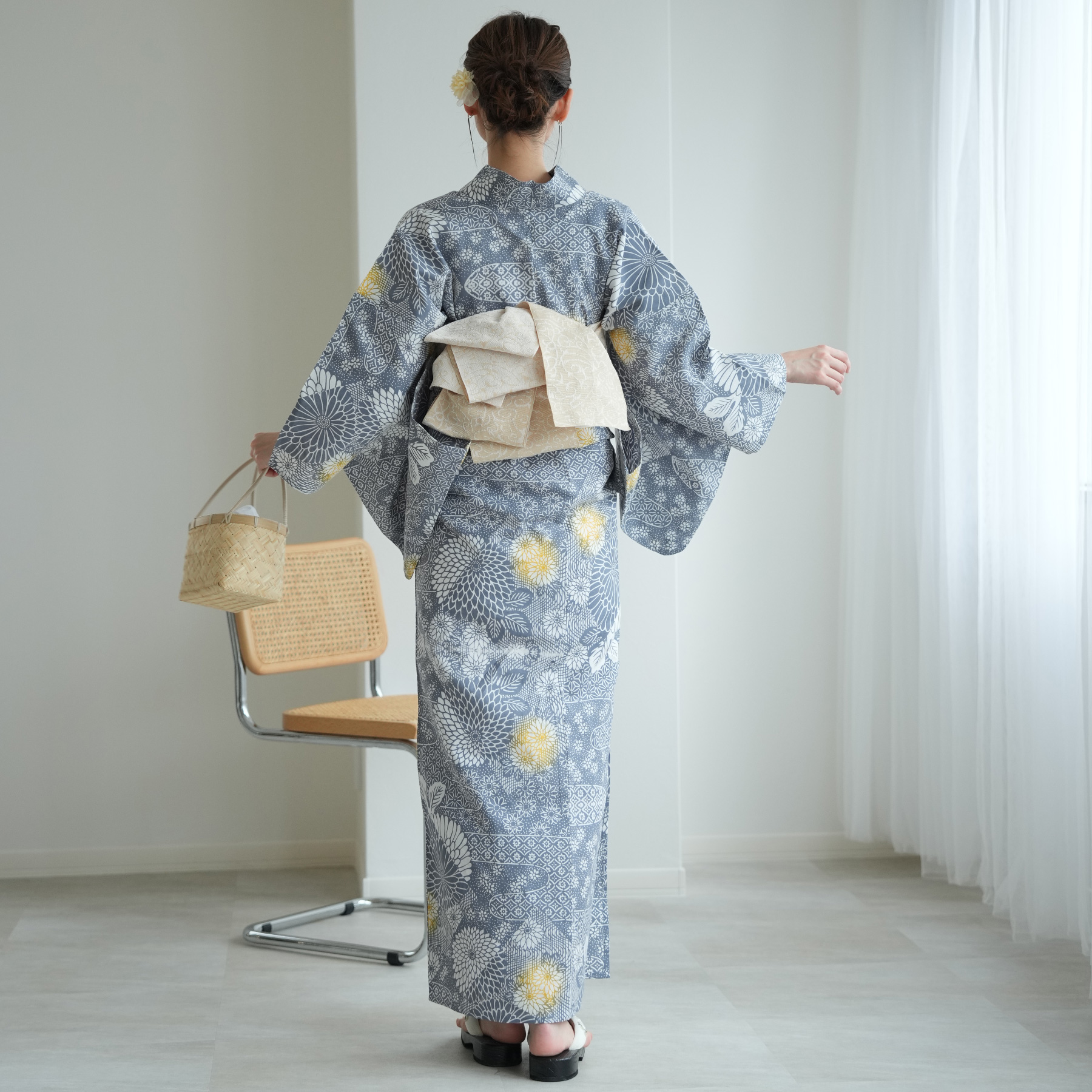 utatane 浴衣 レディース セット utatane×注染工房 浴衣3点セット