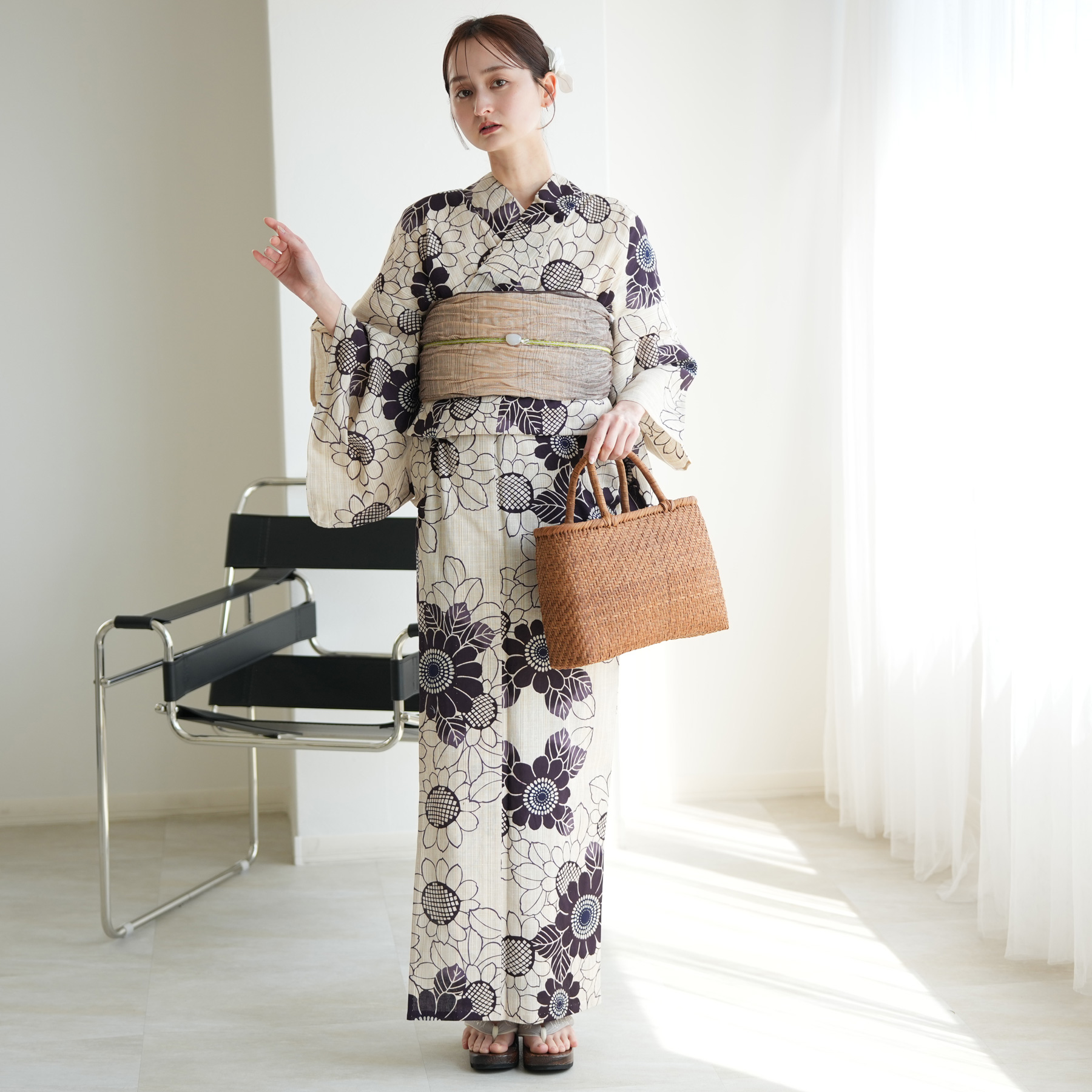 utatane 浴衣 レディース セット utatane×注染工房 浴衣3点セット