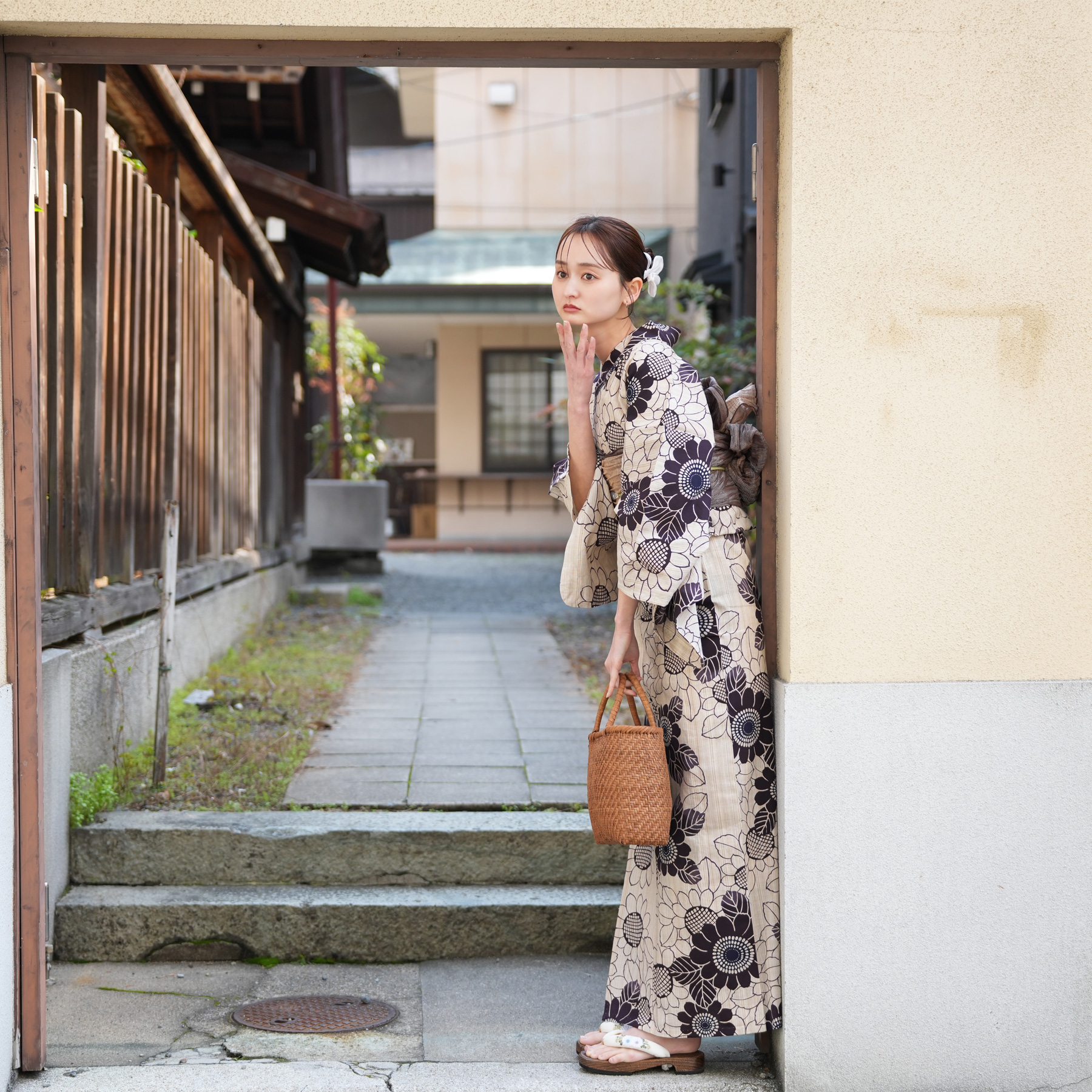 utatane 浴衣 レディース セット utatane×注染工房 浴衣3点セット