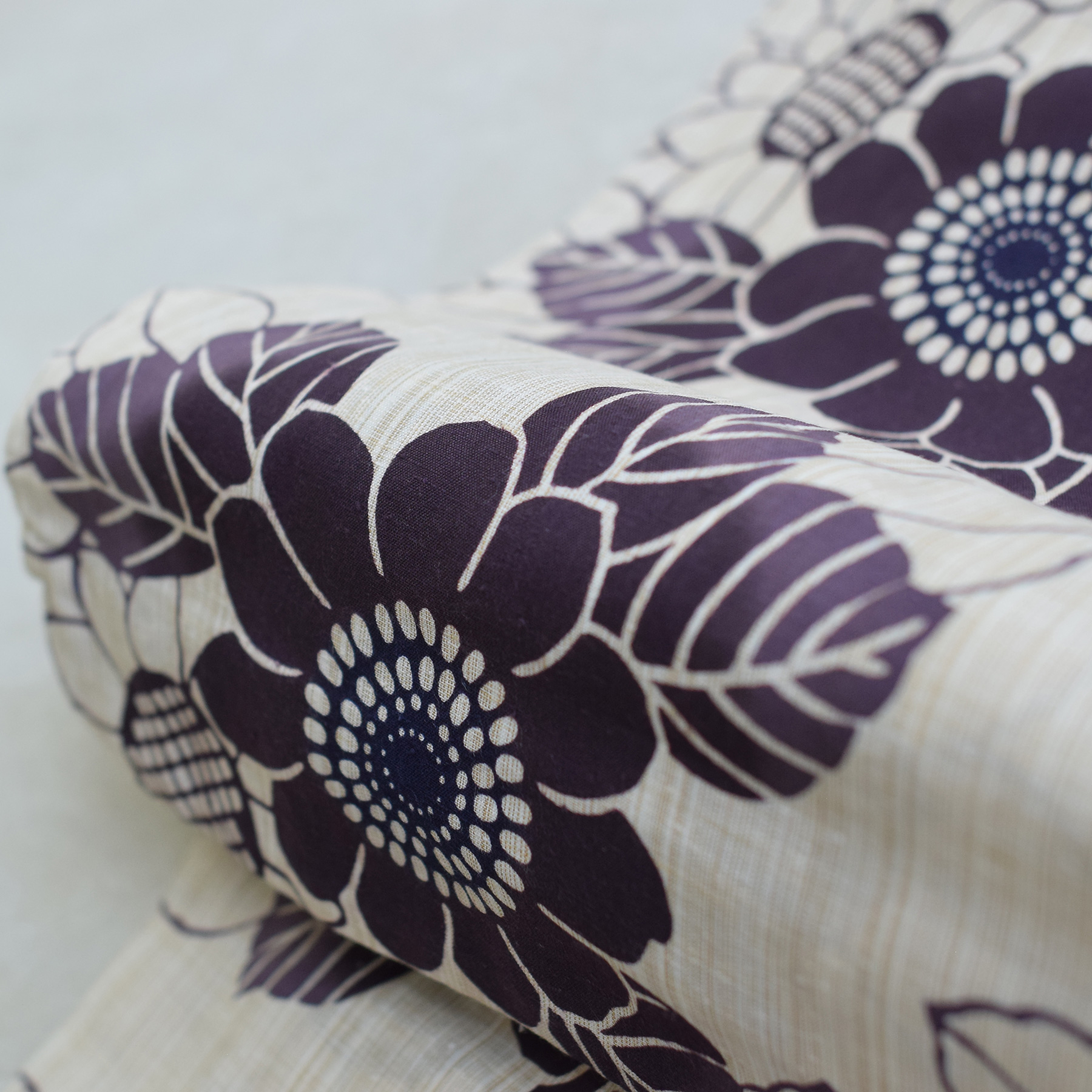 下駄つき浴衣5点セット マーガレットの花便り (浴衣 兵児帯 腰紐2本