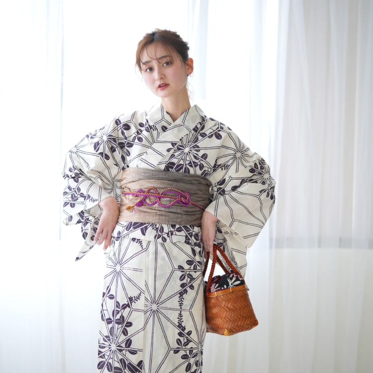 すし (utatane浴衣 単品) utatane 浴衣 レディース セット（浴衣/帯/下駄）フリーサイズ 古典柄