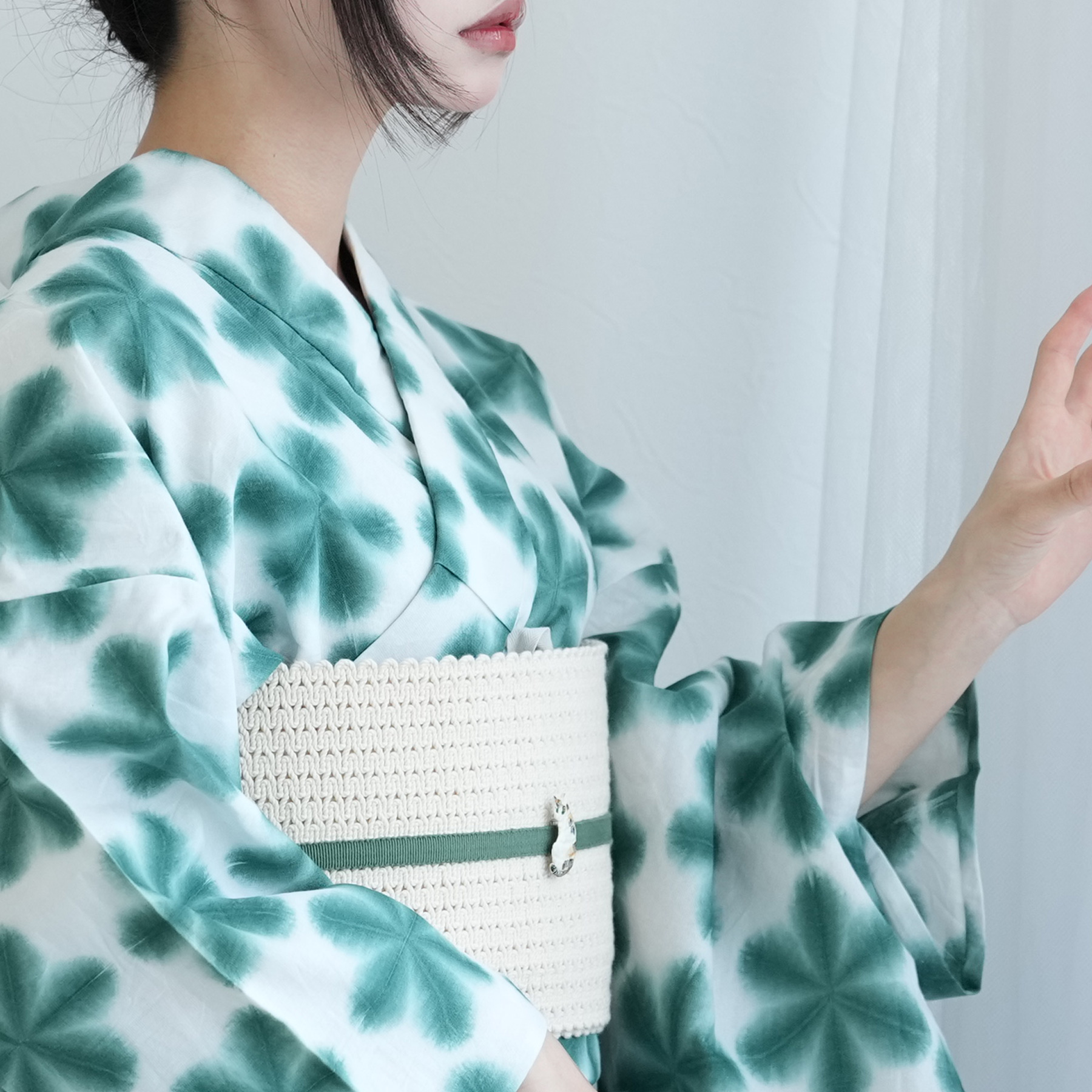 有松鳴海絞り 浴衣（色：グリーン系）の商品一覧 通販 - Yahoo