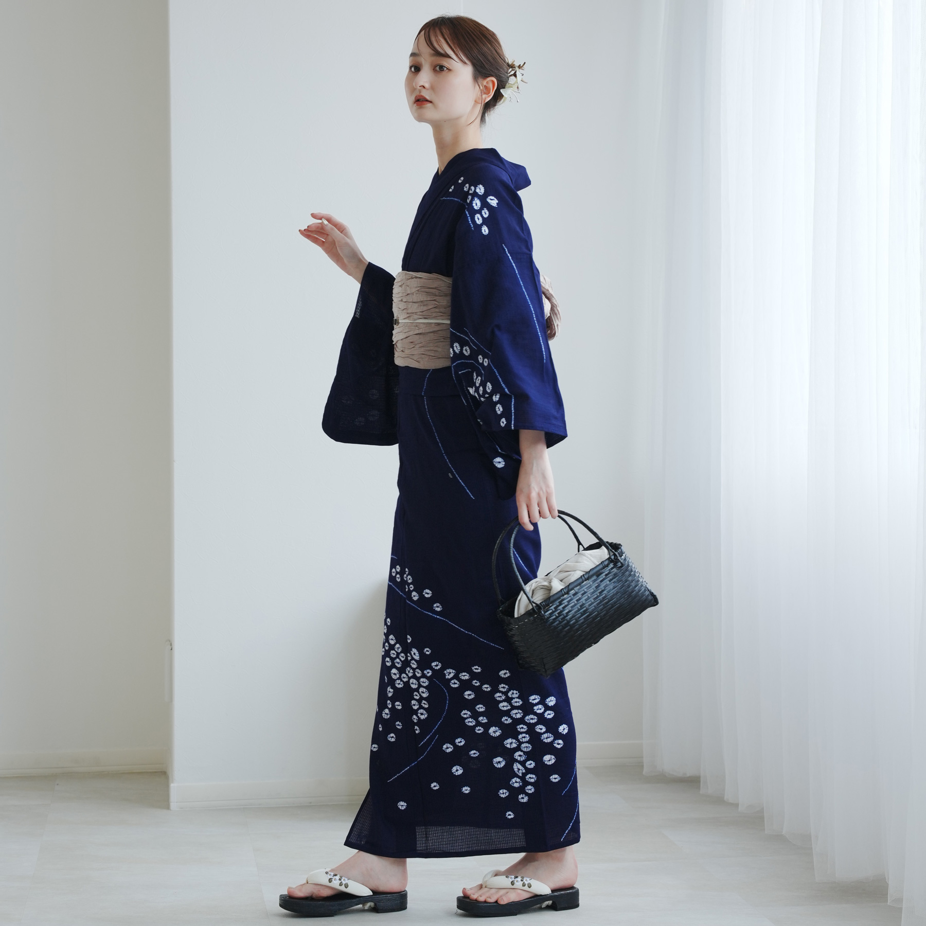 浴衣通販 utatane - 有松絞り浴衣3点セット｜Yahoo!ショッピング
