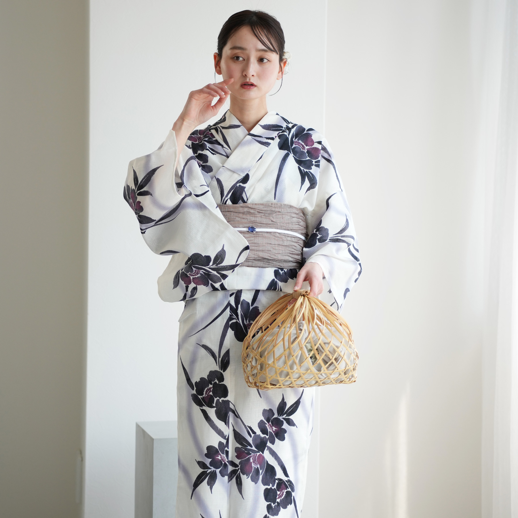 utatane  浴衣・帯セット utatane 浴衣 選べる浴衣2点セット 作り帯 レディース