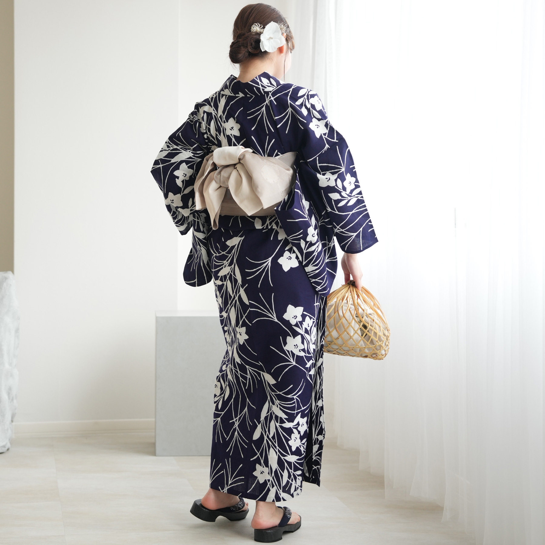 utatane 浴衣 レディース セット utatane×注染工房 日本製小幅生地使用