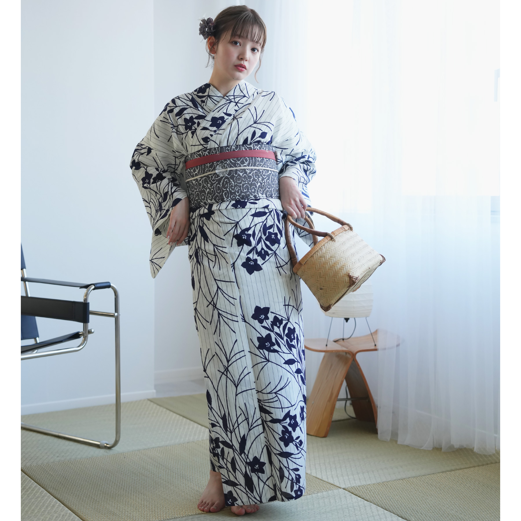 utatane 浴衣 レディース セット utatane×注染工房 浴衣3点