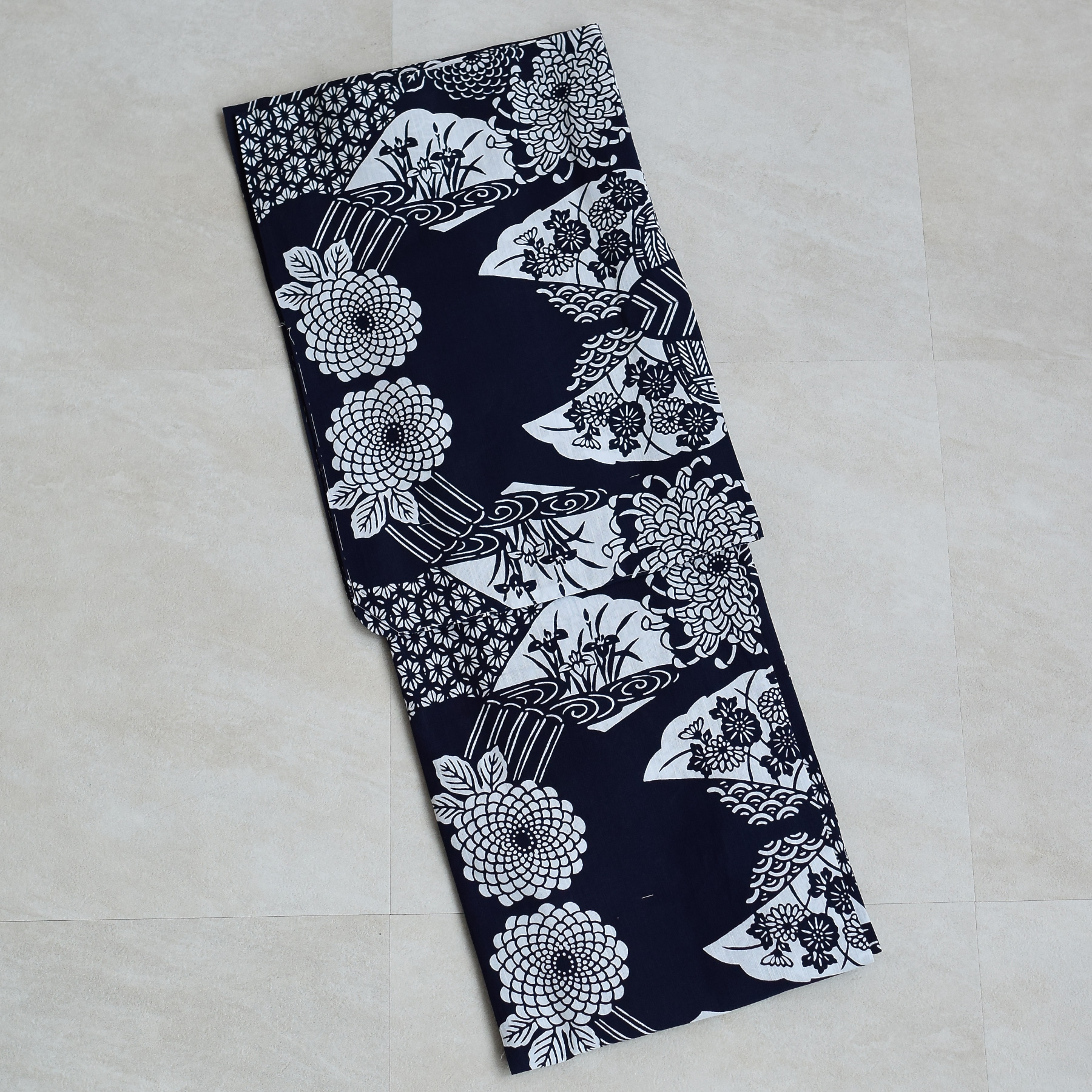utatane 浴衣 レディース セット utatane×注染工房 浴衣3点セット 藍色