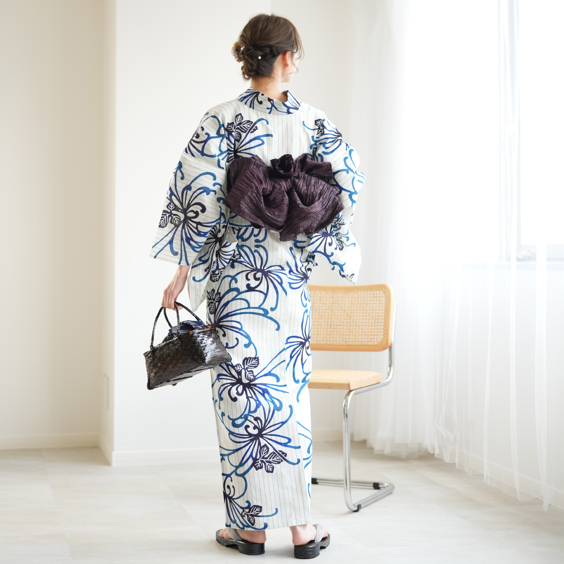 utatane 浴衣＋帯　2点セット utatane 浴衣 選べる浴衣2点セット 作り帯 レディース