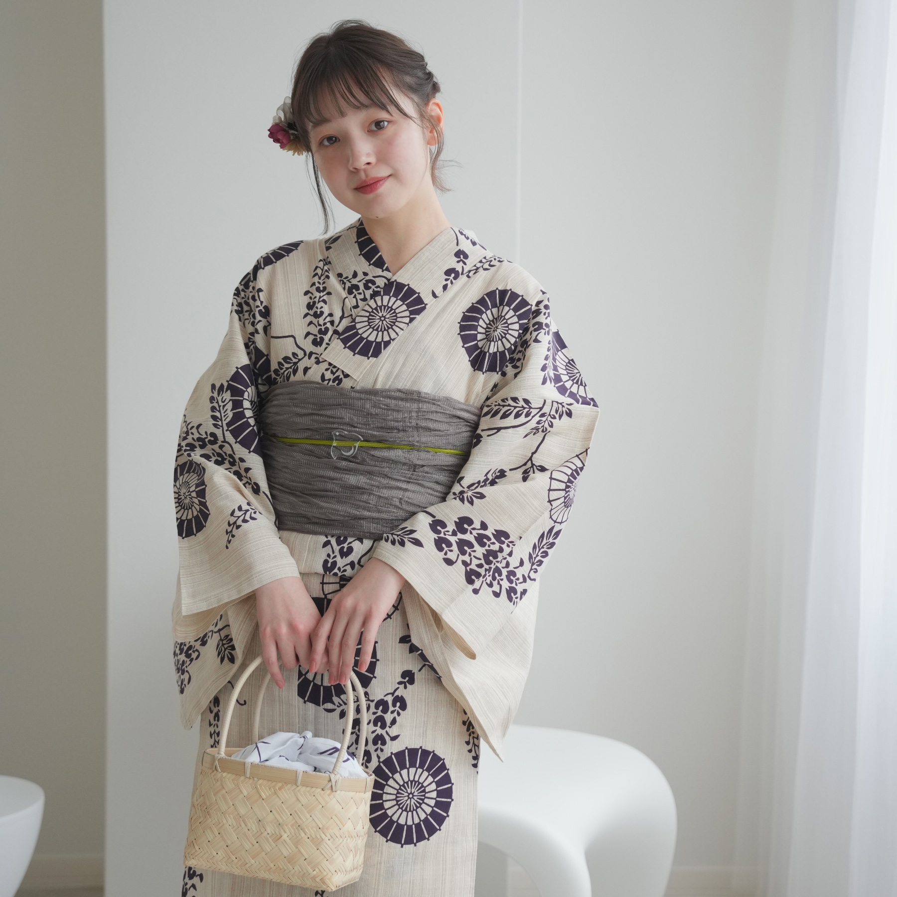 utatane 浴衣 レディース セット utatane×注染工房 浴衣3点
