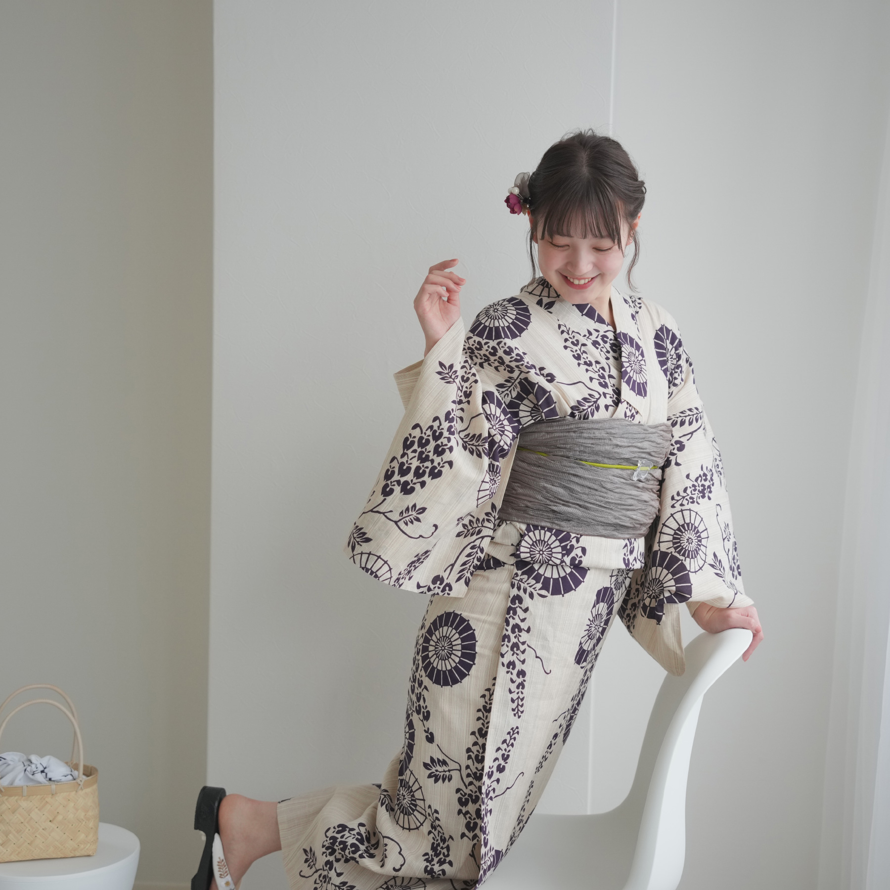 浴衣utataneオリジナルデザイン フルセット utatane 浴衣 レディース セット utatane×注染工房 浴衣3点