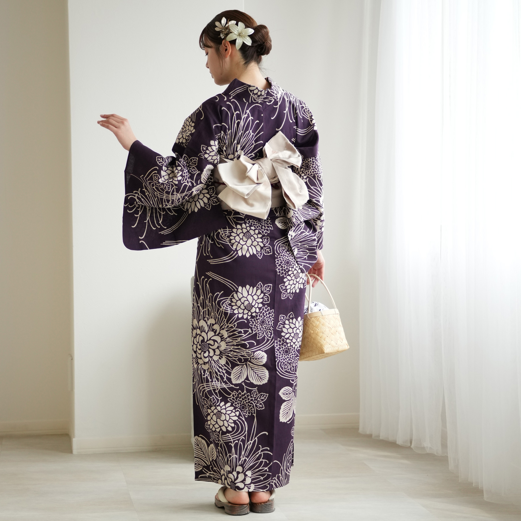utatane 浴衣 レディース セット utatane×注染工房 浴衣3点セット 先