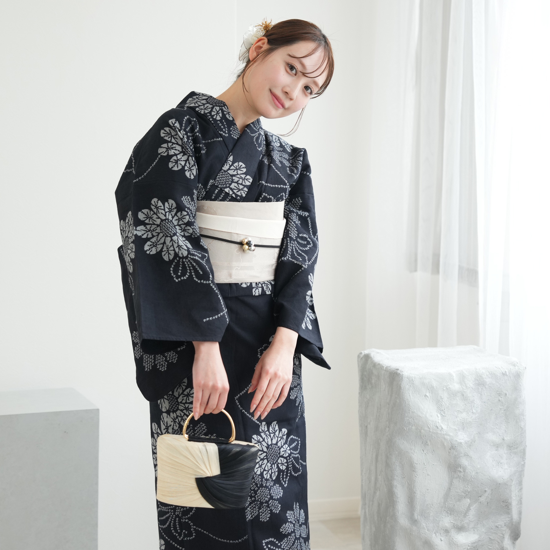 utatane 浴衣 レディース セット utatane×注染工房 浴衣3点