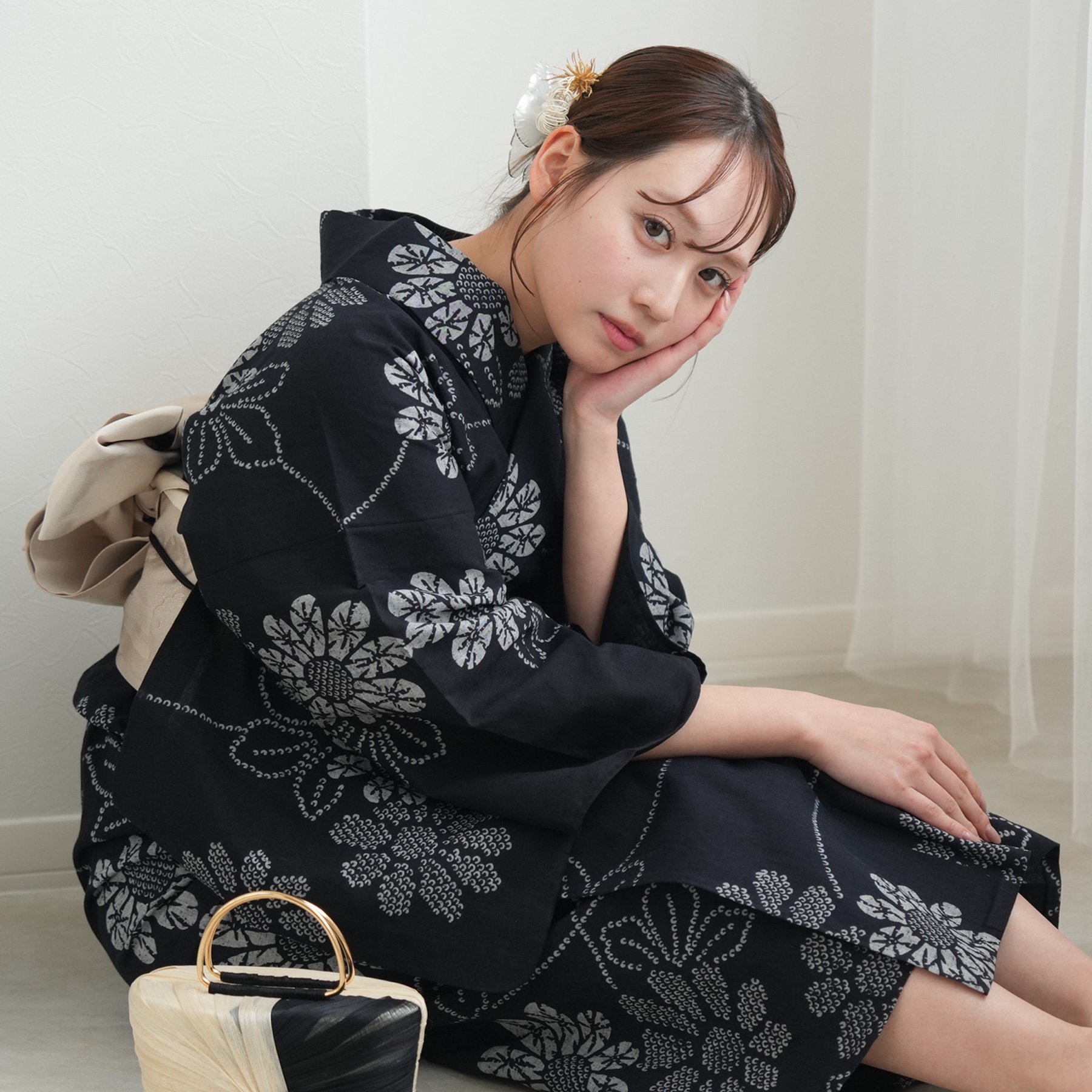 utatane 浴衣 レディース セット utatane×注染工房 浴衣3点