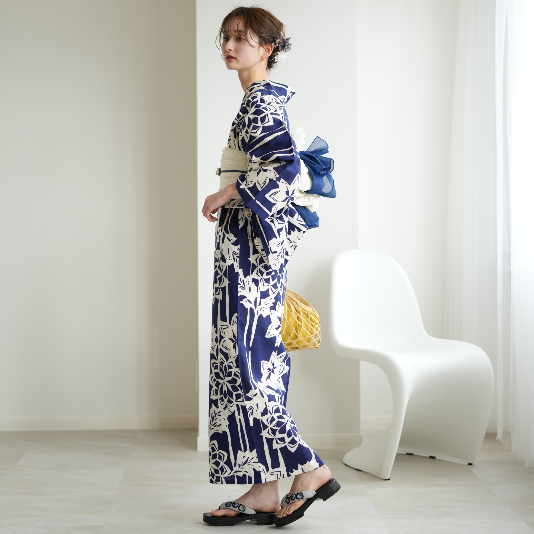 utatane 浴衣 レディース セット utatane×注染工房 浴衣3点