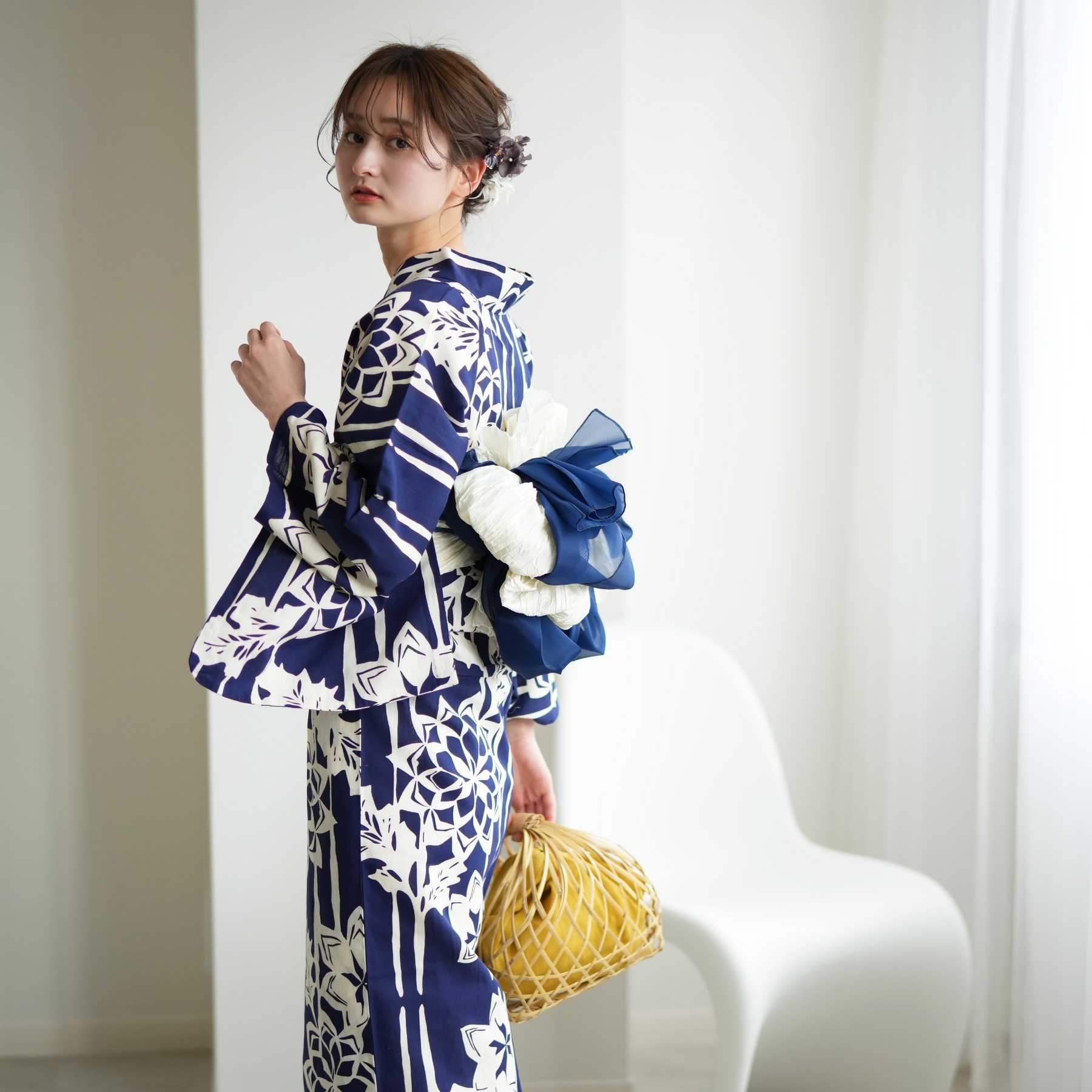 utatane 浴衣 レディース セット utatane×注染工房 浴衣3点