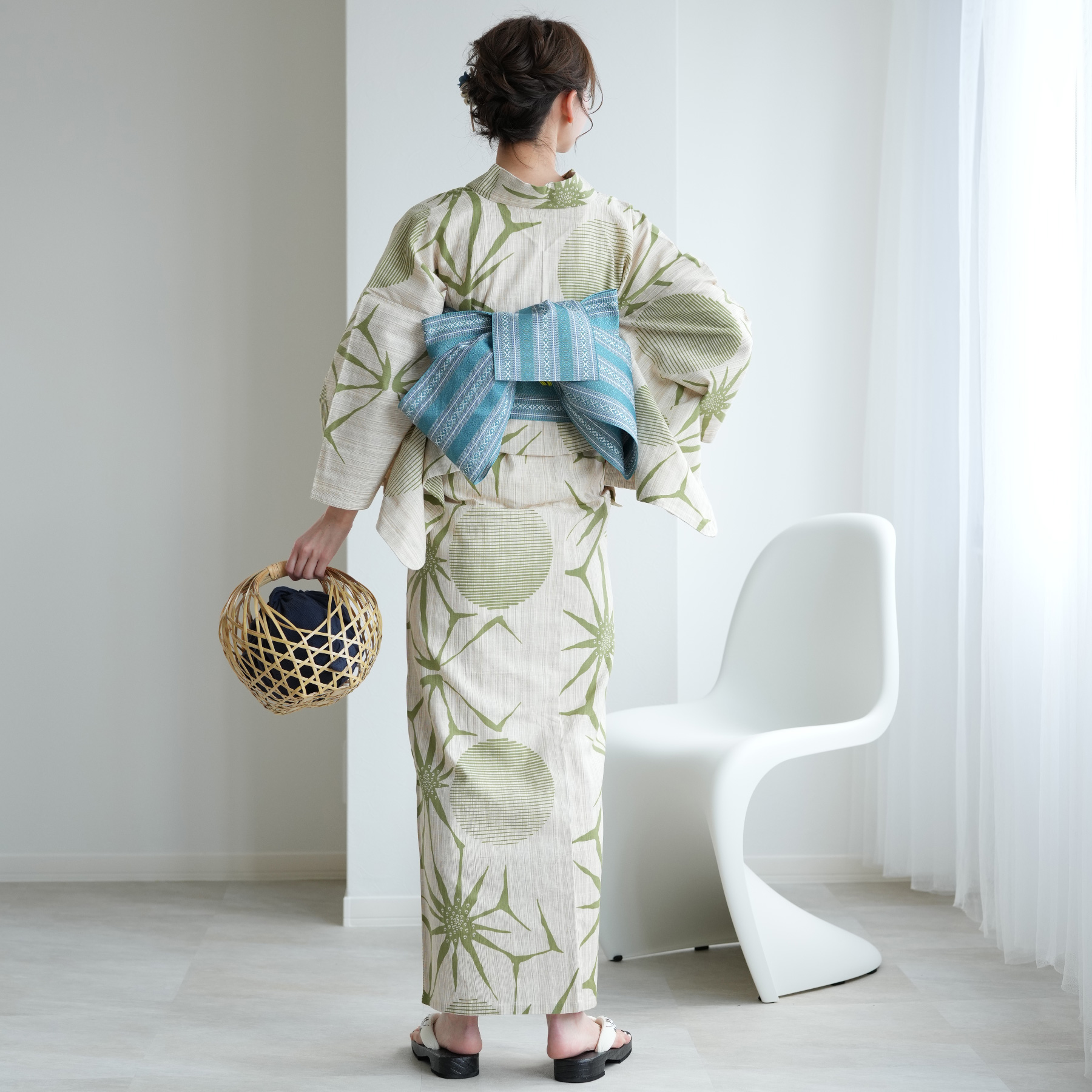 utatane 浴衣 レディース セット utatane×注染工房 浴衣3点セット 先