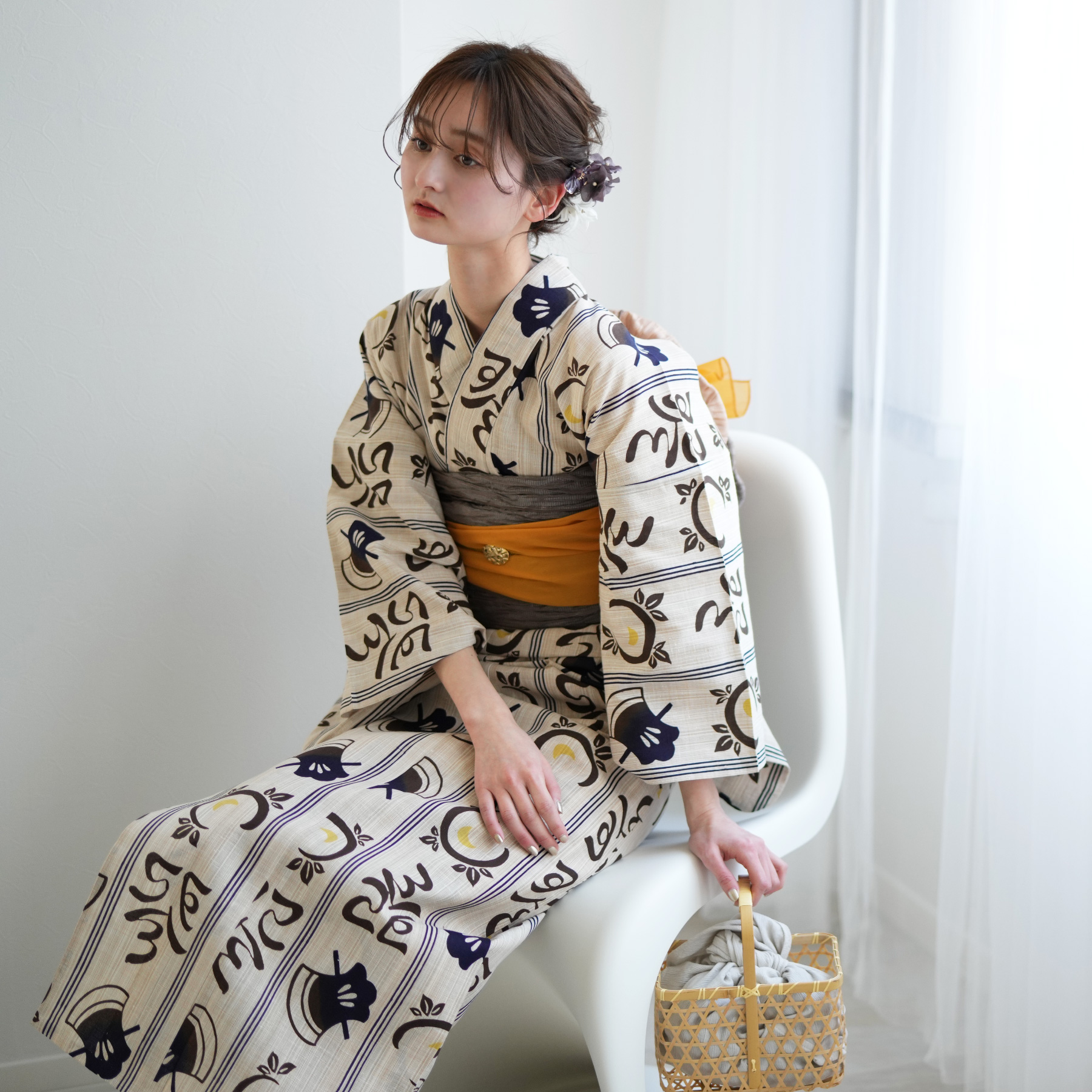 utatane 浴衣セット utatane 浴衣 メンズ セット utatane×注染工房 浴衣3点セット