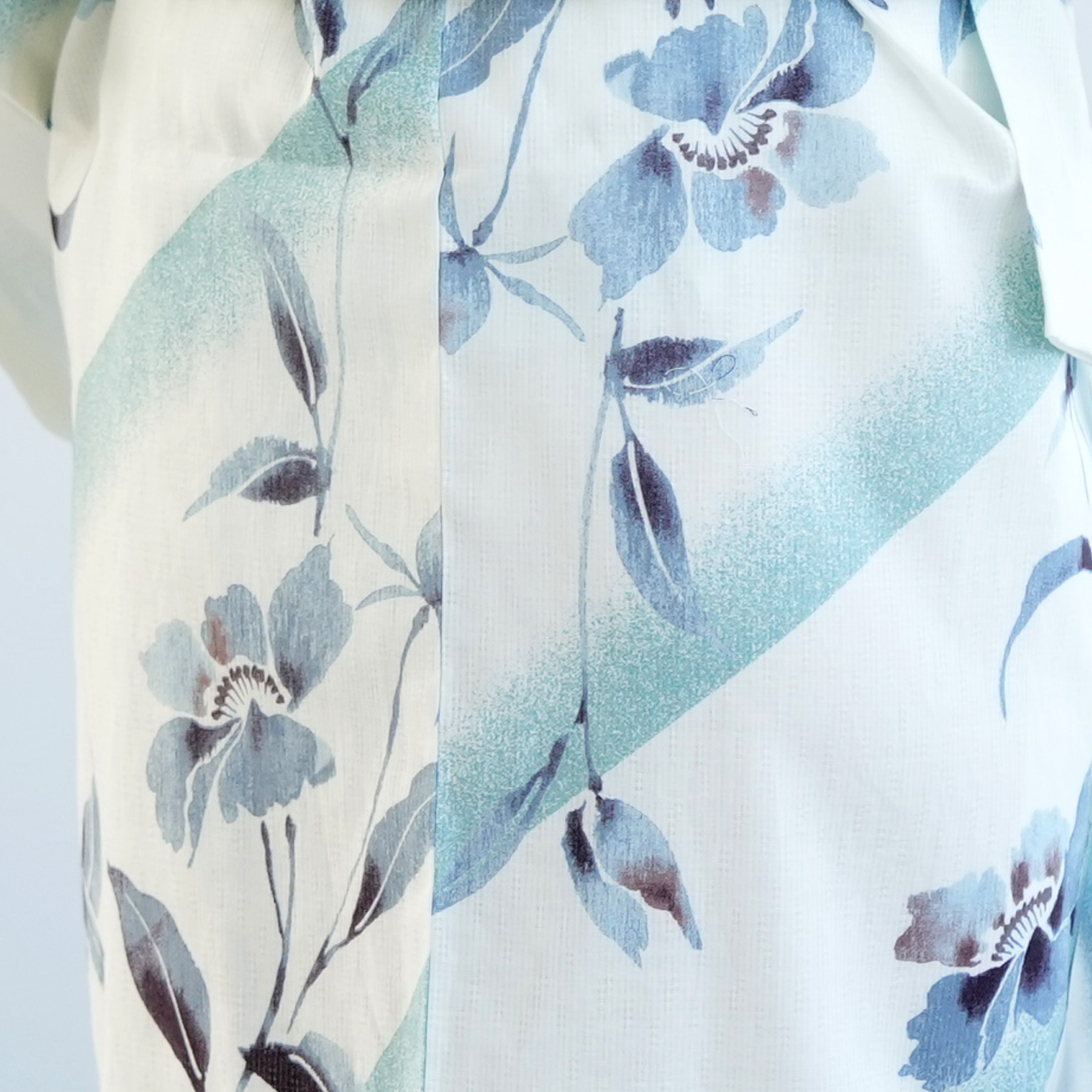 utatane 浴衣 レディース セット 高級変わり織 浴衣3点セット 淡い