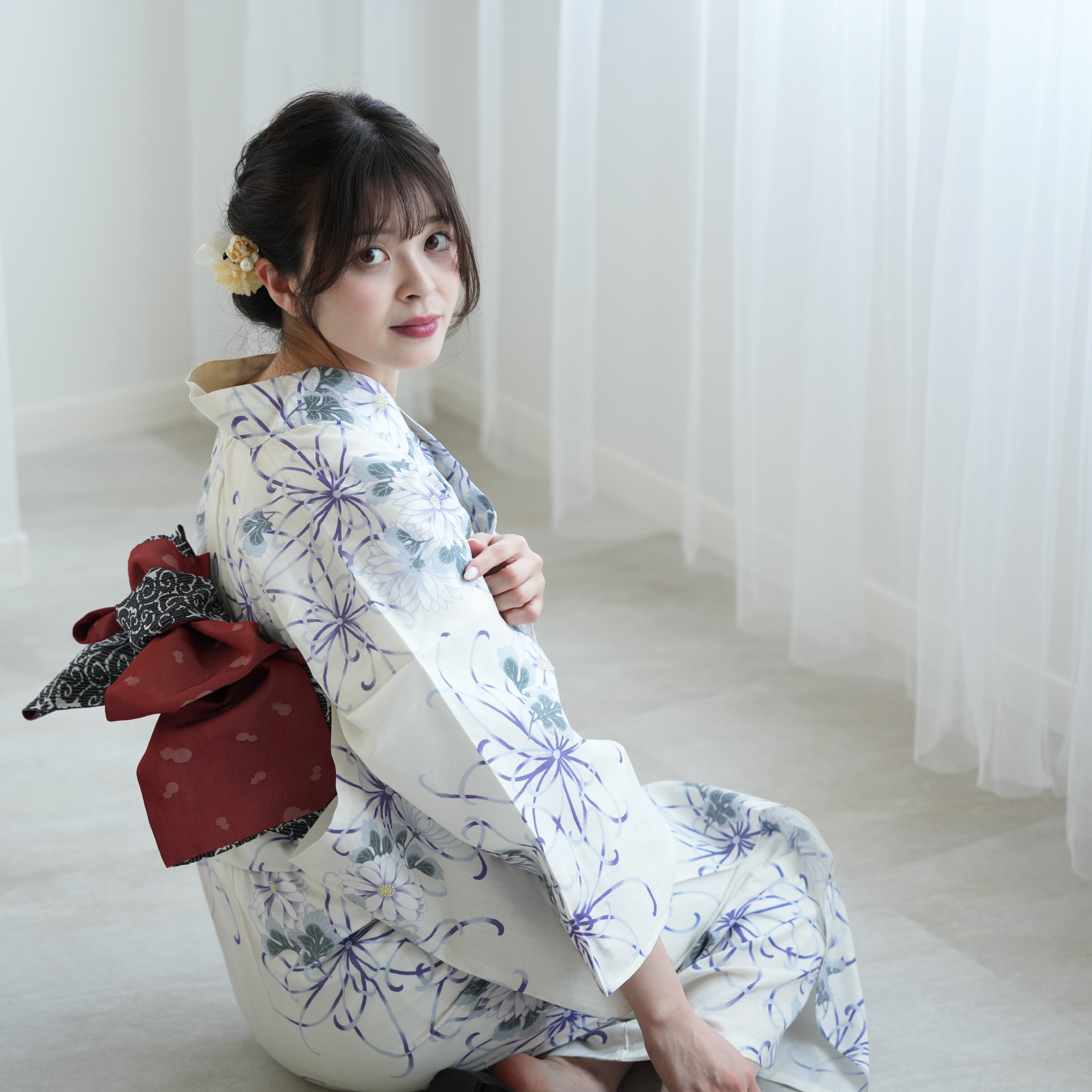 浴衣 レディース セット 高級変わり織 浴衣3...の詳細画像4