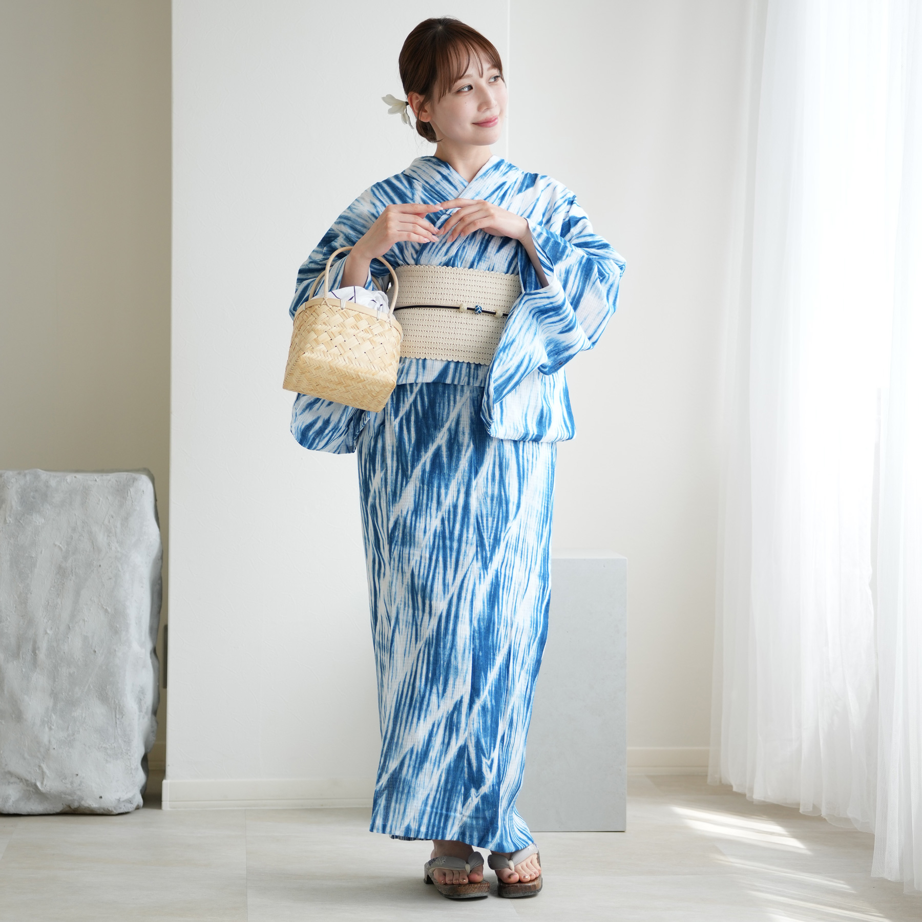 高級有松絞り浴衣 つゆくさ 有松絞り 浴衣 新作一覧