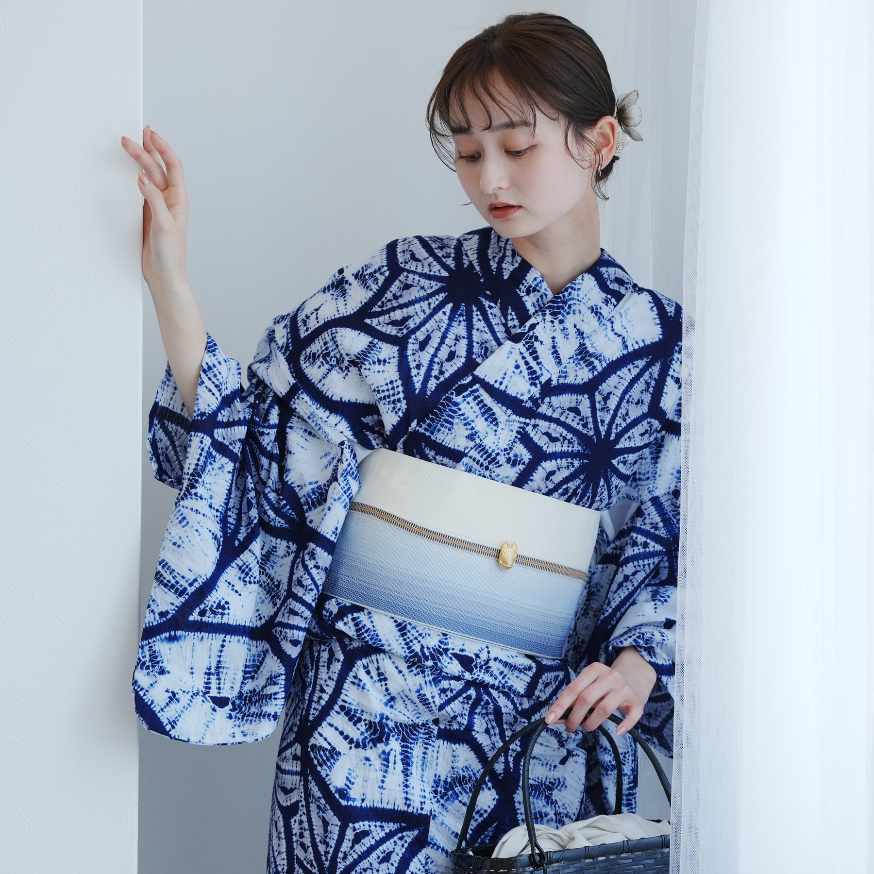 ゆQ※※絞り浴衣 総手縫い 超美品 有松絞り 浴衣 有松絞り つゆくさの有松鳴海絞り浴衣：つゆくさ公式通販サイト