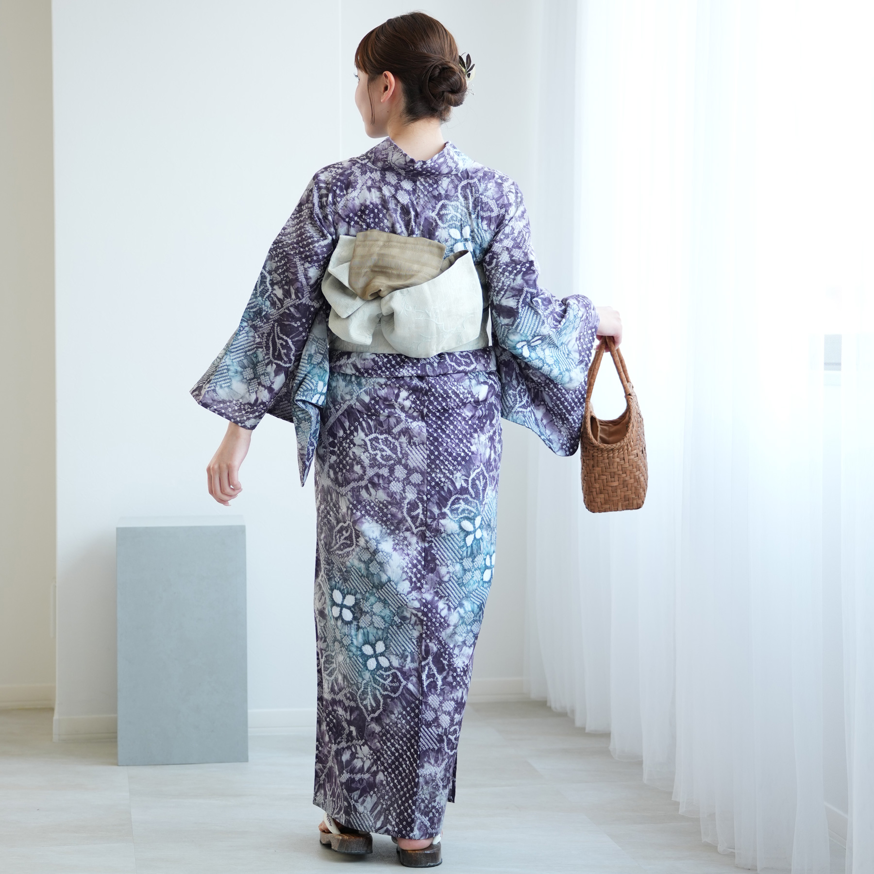 高級有松絞り浴衣 つゆくさ 有松絞り 浴衣 新作一覧