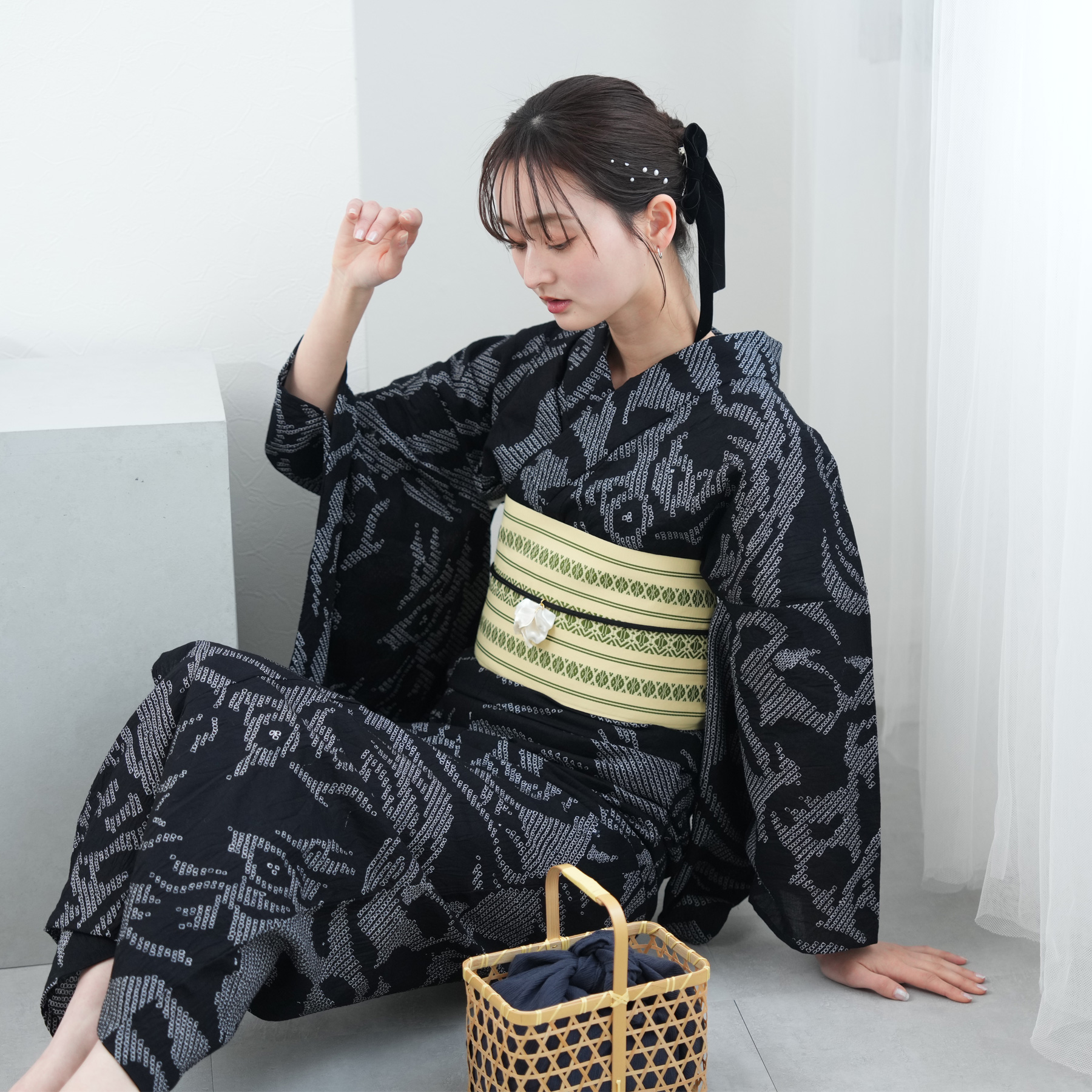 高級有松絞り浴衣 つゆくさ 有松絞り 浴衣 新作一覧