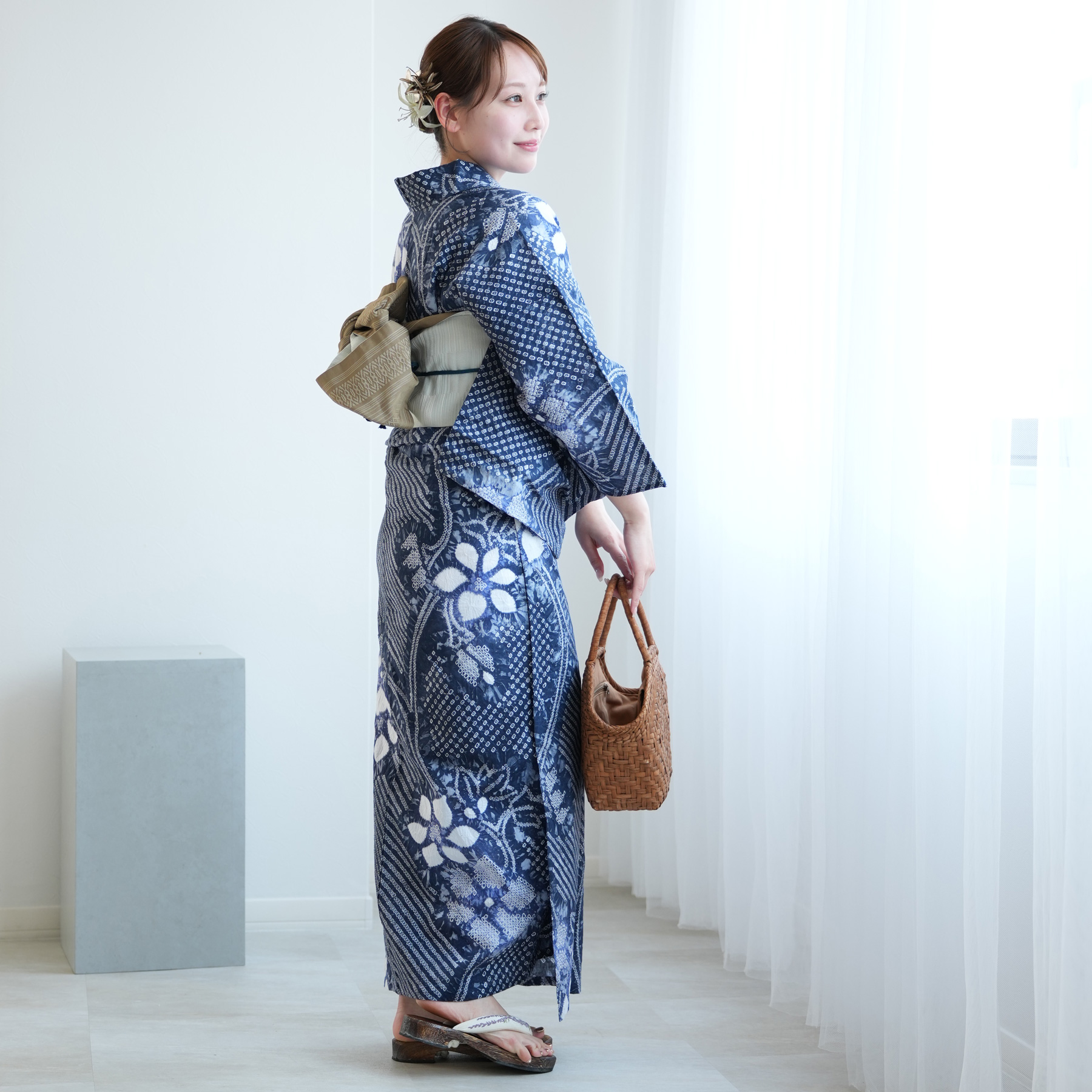 浴衣通販 utatane - 有松絞り浴衣3点セット｜Yahoo!ショッピング
