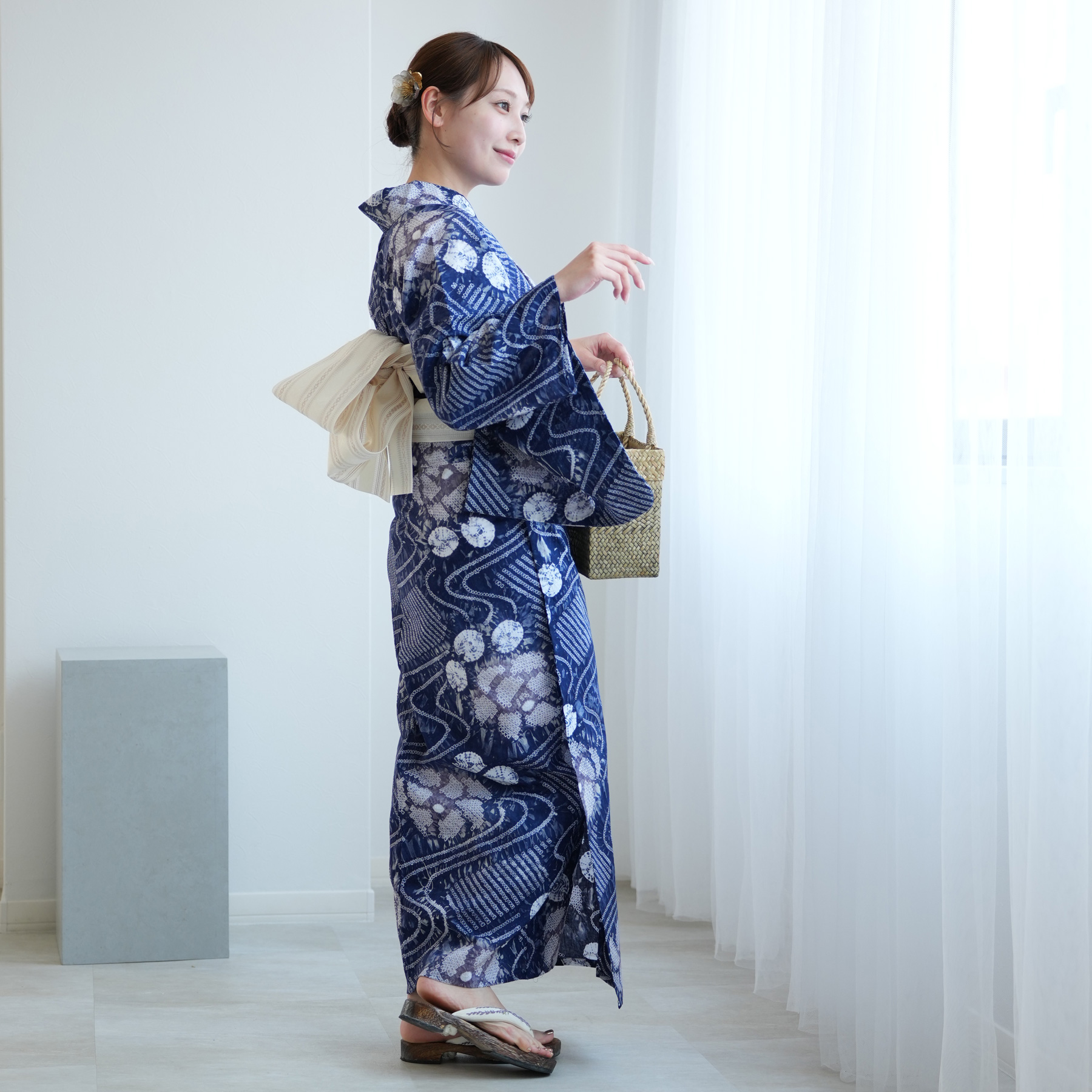 浴衣通販 utatane - 有松絞り浴衣3点セット｜Yahoo!ショッピング