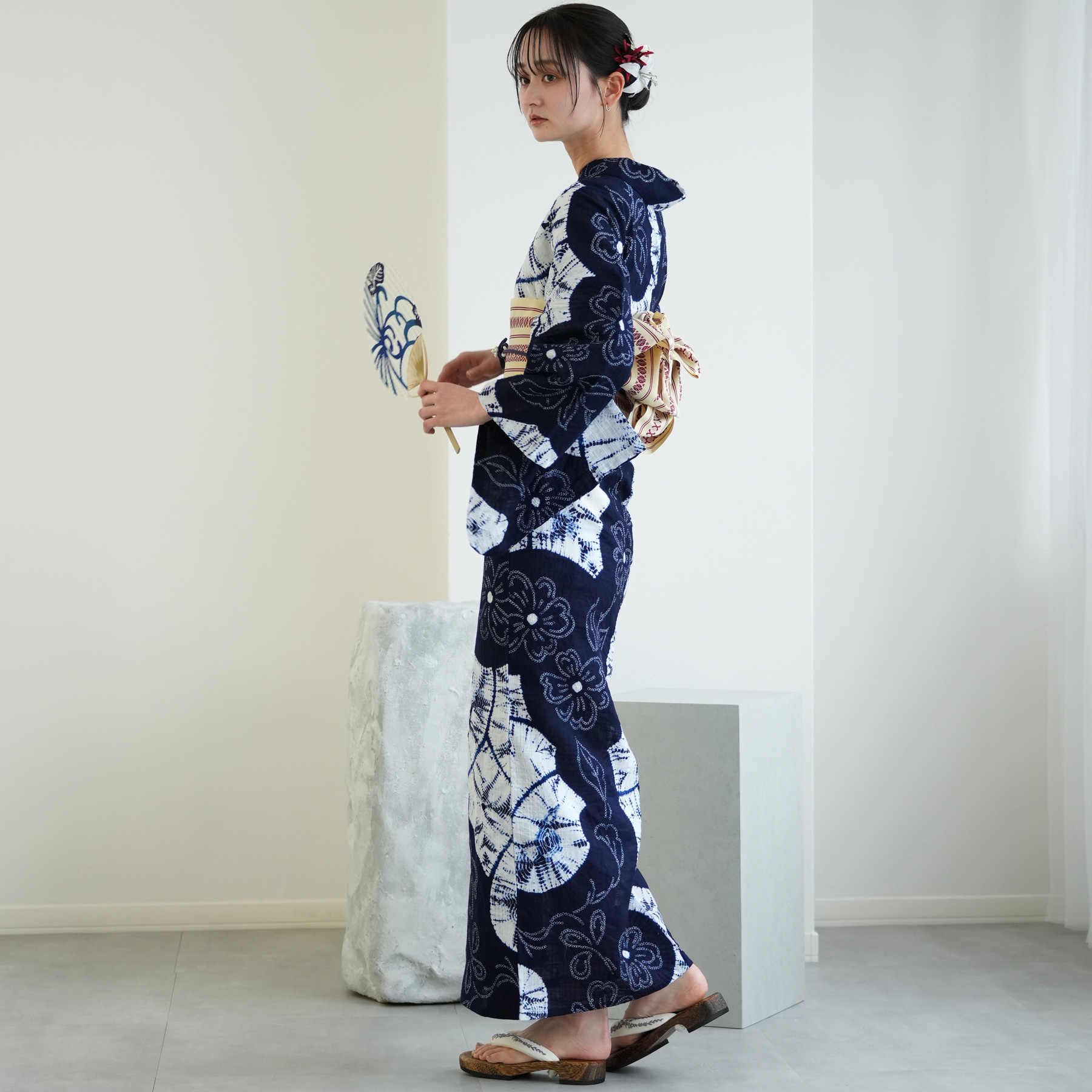浴衣通販 utatane - 有松絞り浴衣3点セット｜Yahoo!ショッピング