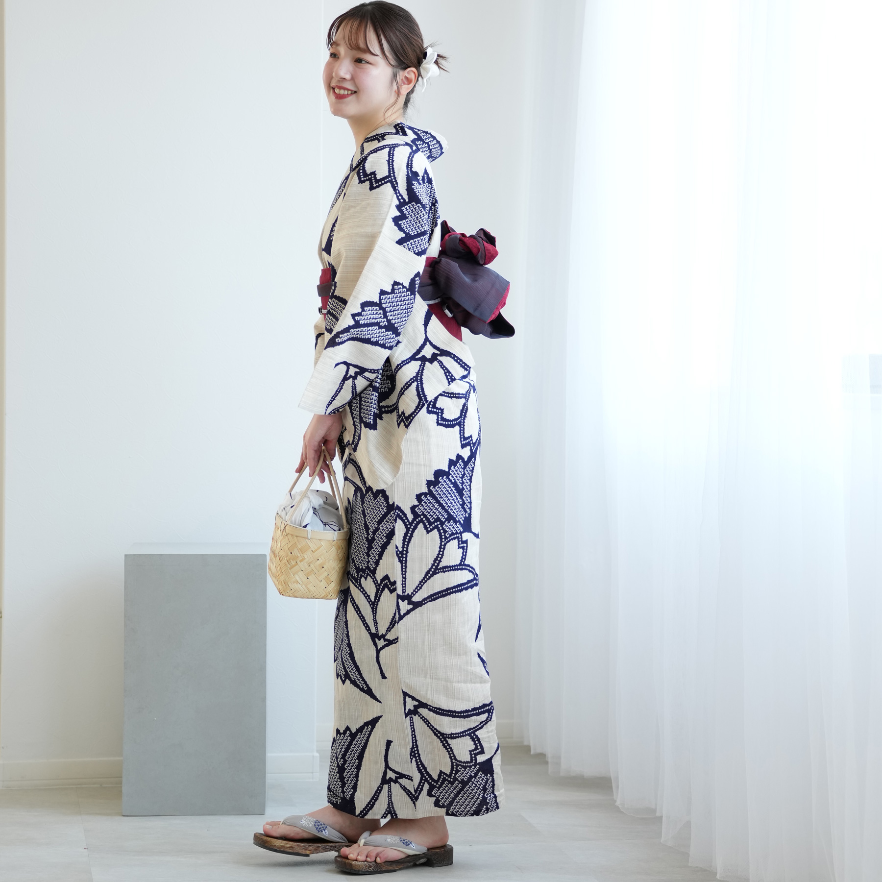 utatane 浴衣 レディース セット utatane×注染工房 浴衣3点セット 先