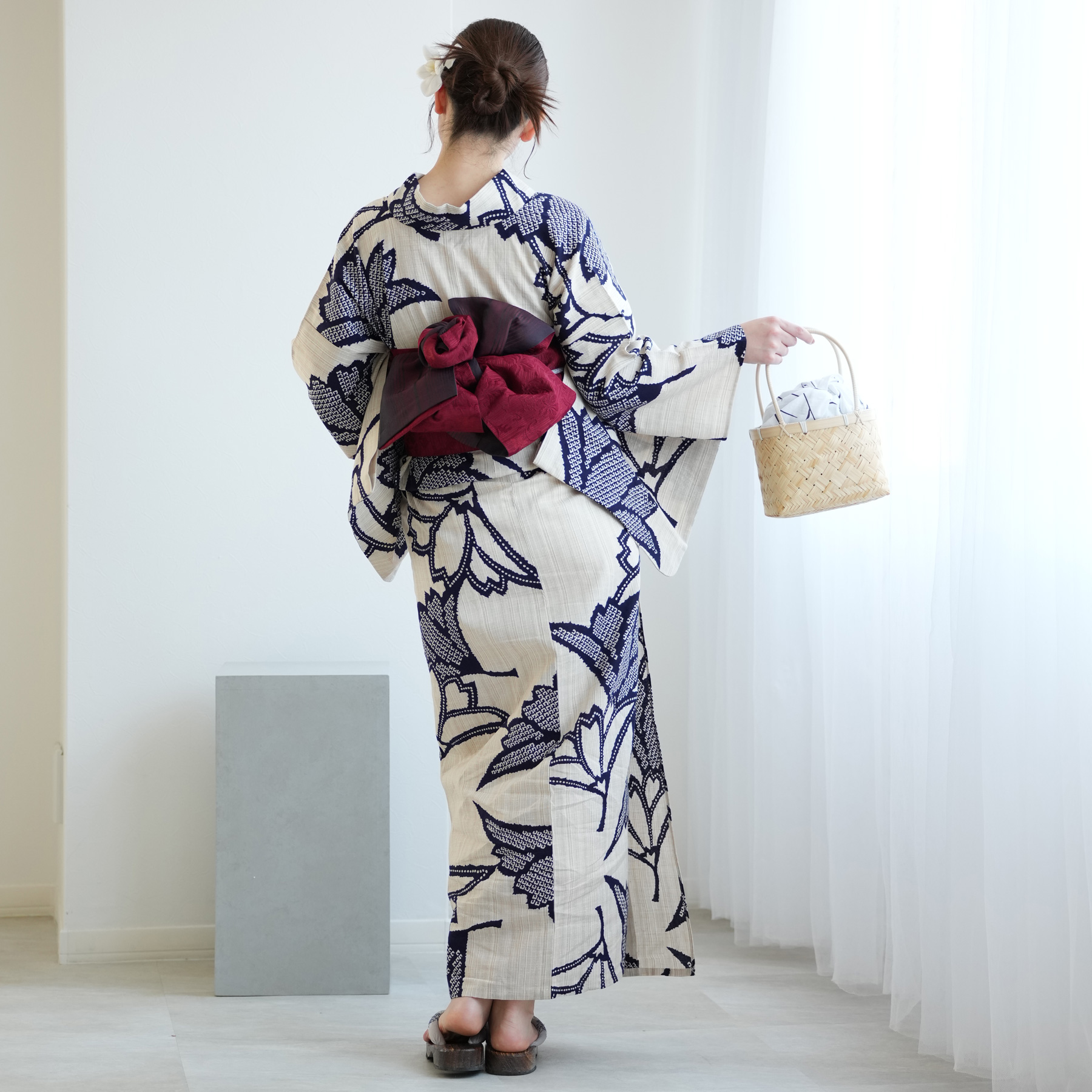 utatane 浴衣 レディース セット utatane×注染工房 浴衣3点セット 先