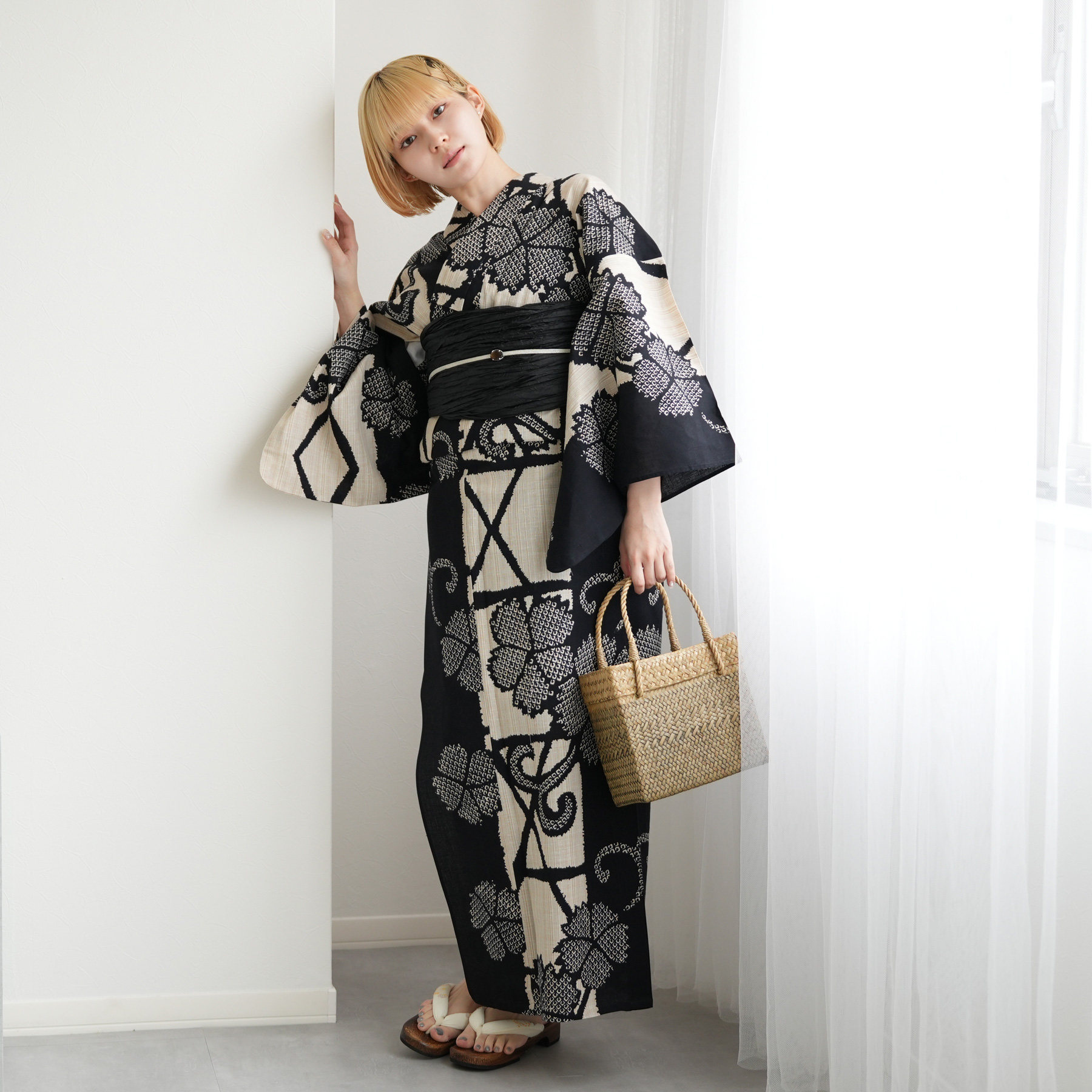 utatane 浴衣 レディース セット utatane×注染工房 浴衣3点セット 先