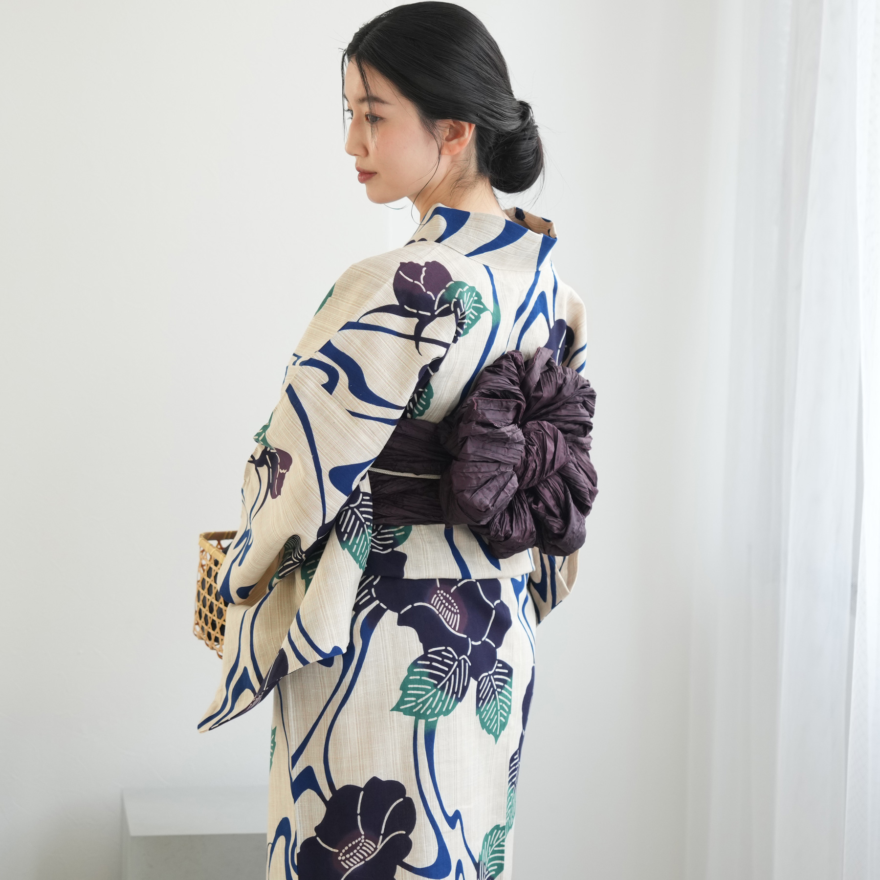 utatane 浴衣 レディース セット utatane×注染工房 浴衣3点セット 染め