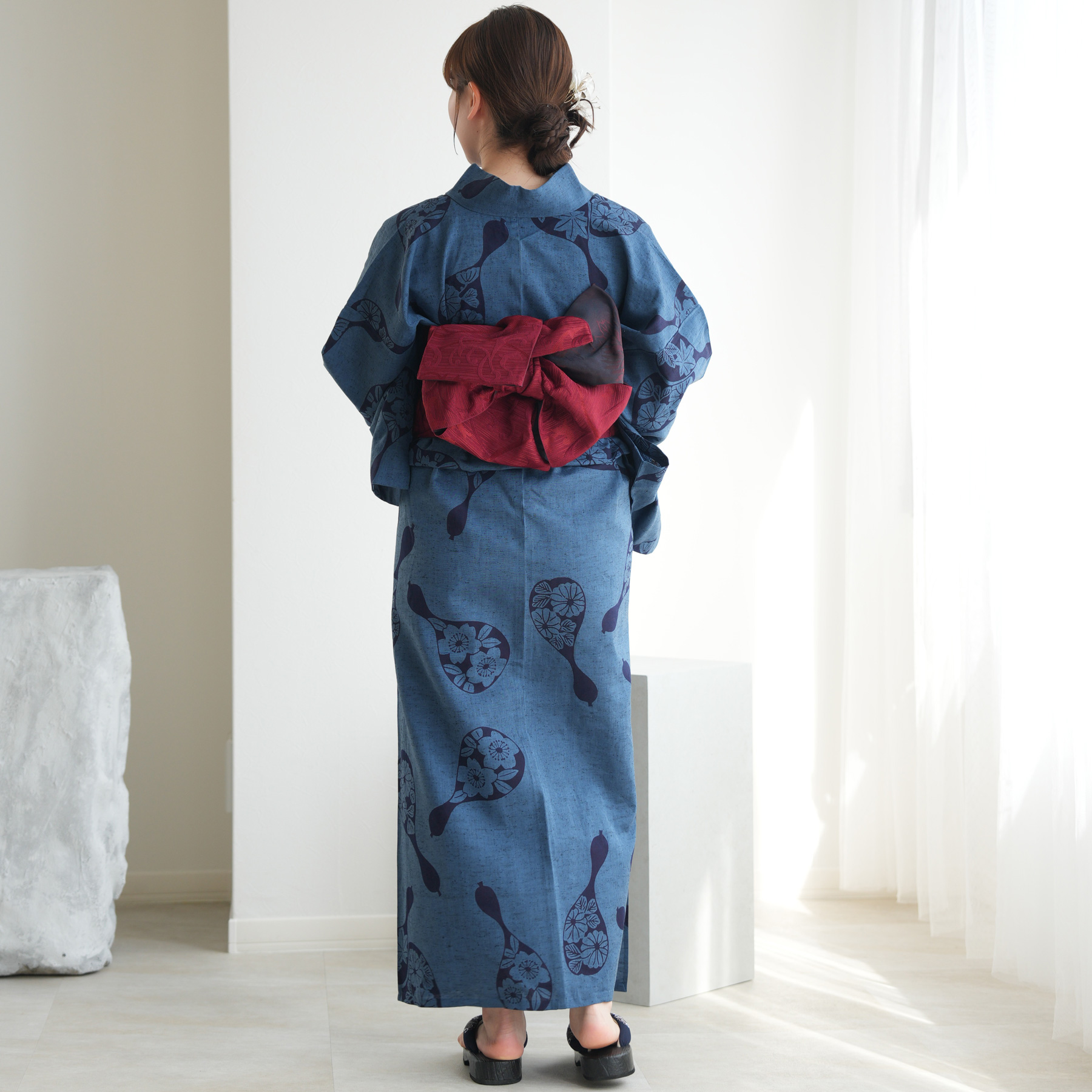 utatane 浴衣 レディース セット utatane×注染工房 浴衣3点セット 赤坂