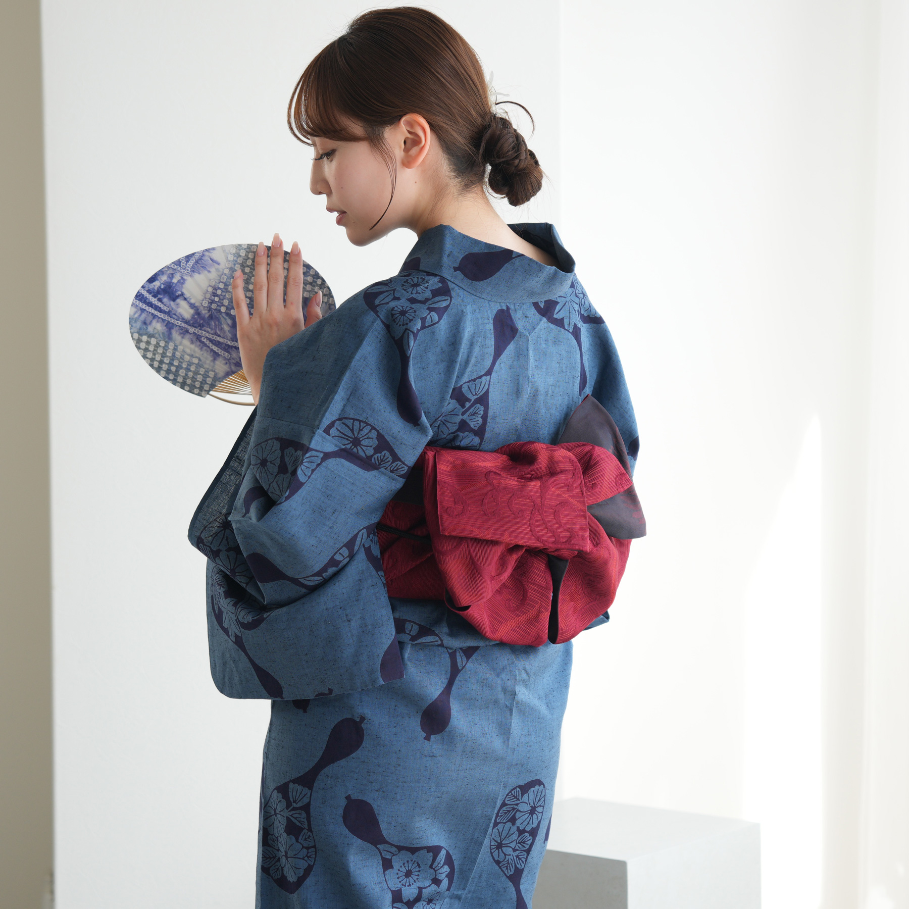 utatane 浴衣 レディース セット utatane×注染工房 浴衣3点セット 赤坂