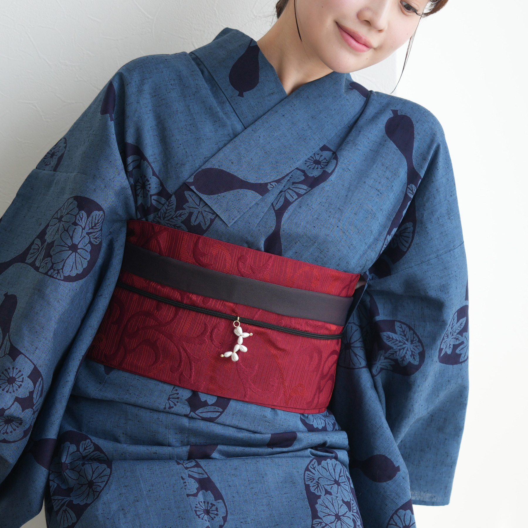 utatane 浴衣 レディース セット utatane×注染工房 浴衣3点セット 赤坂