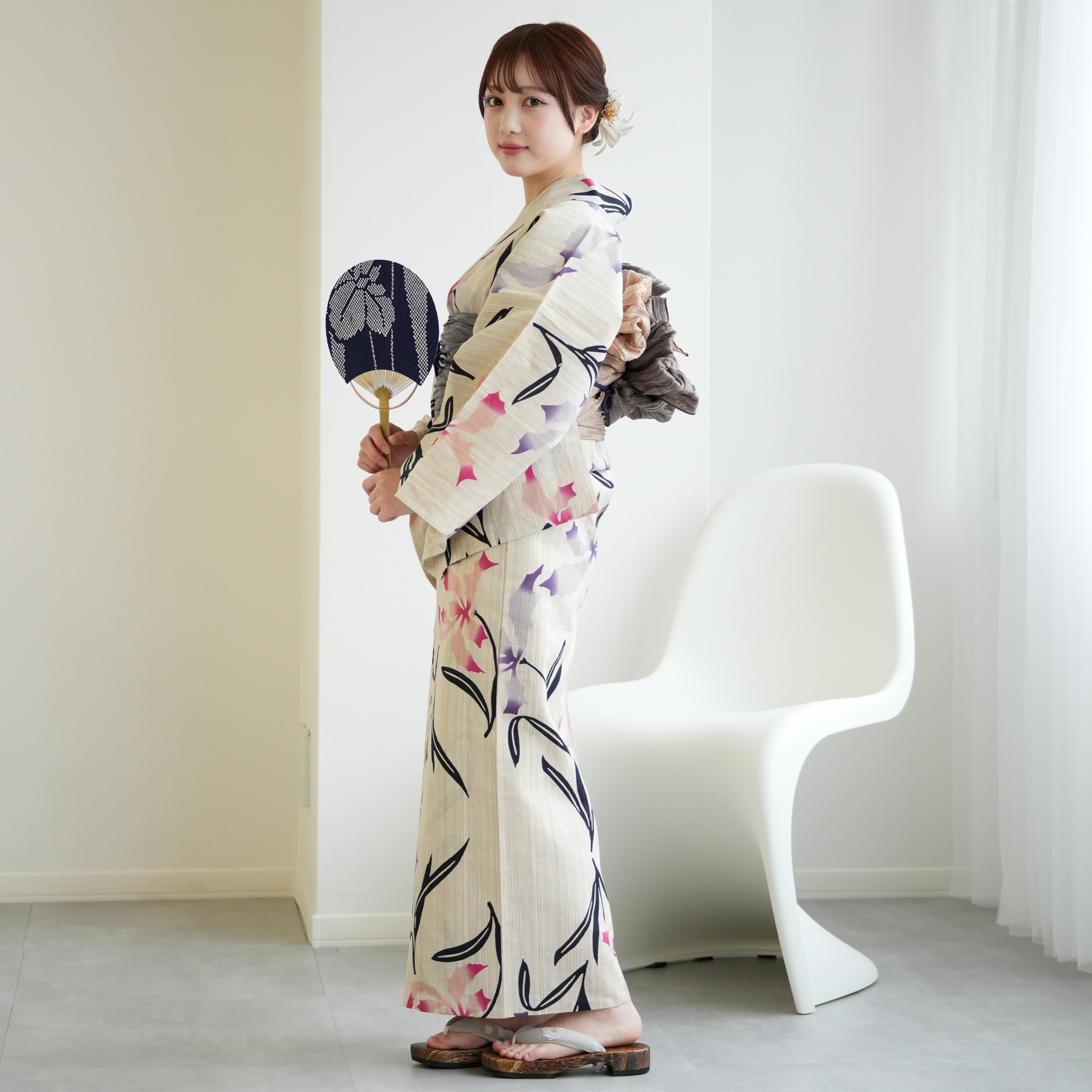 utatane 浴衣 レディース セット utatane×注染工房 浴衣3点セット 先